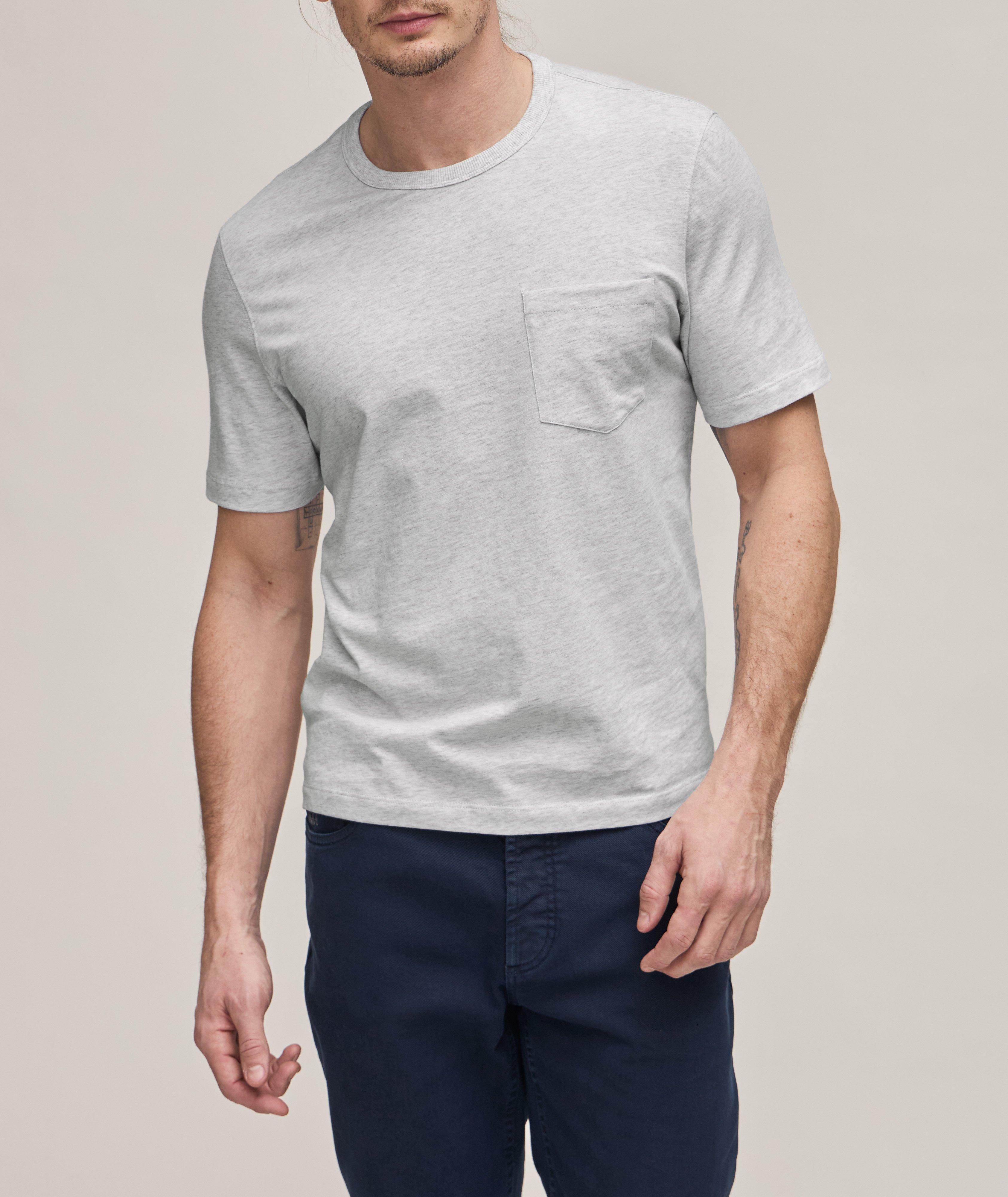 Mélange Cotton T-Shirt image 1