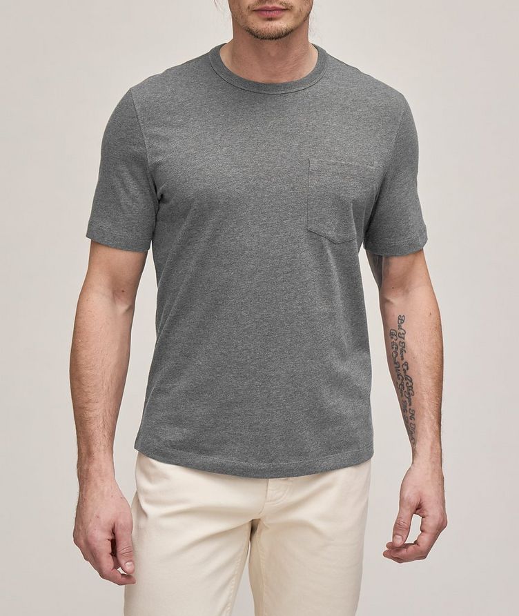 Mélange Cotton T-Shirt image 1