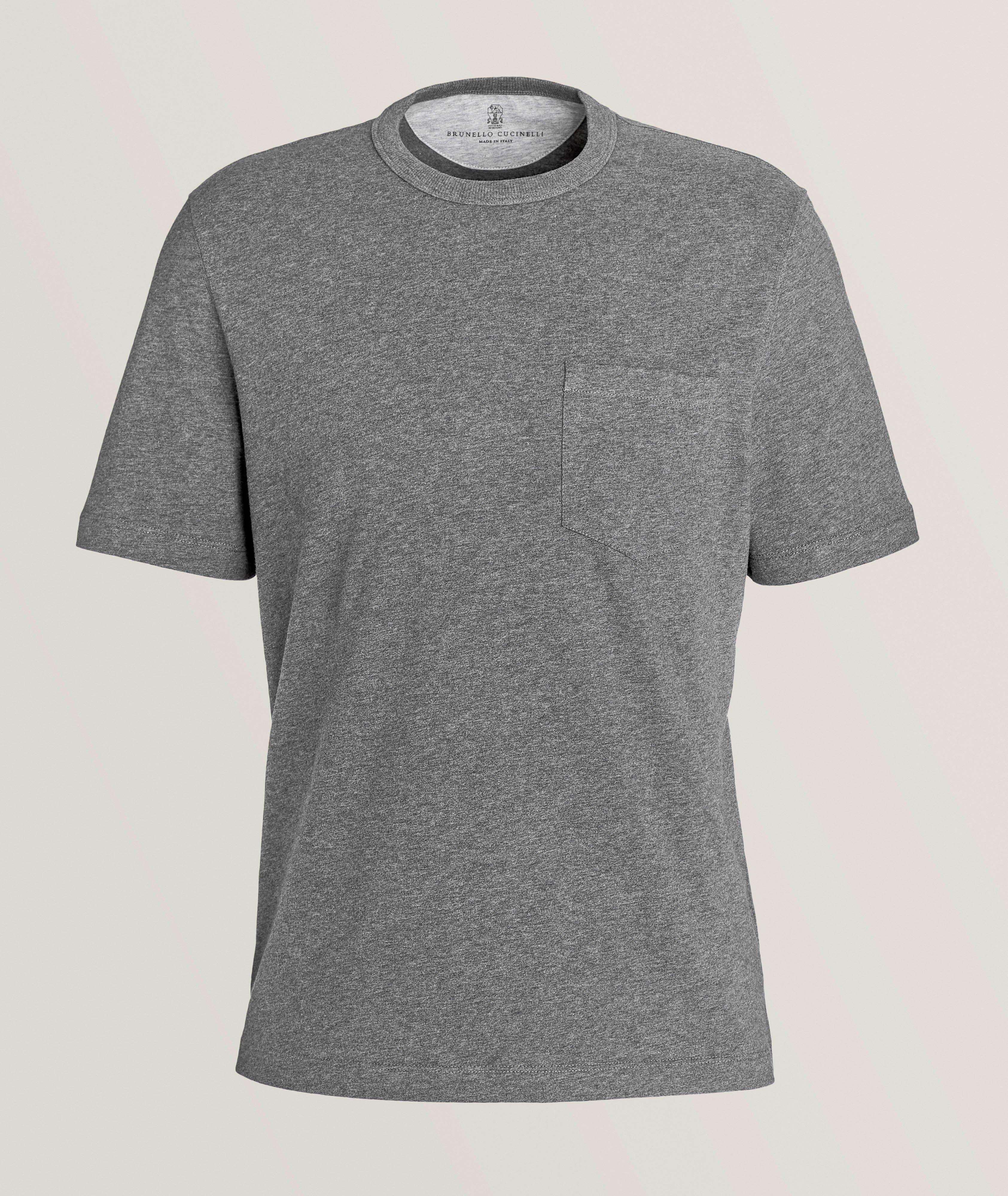 Mélange Cotton T-Shirt image 0