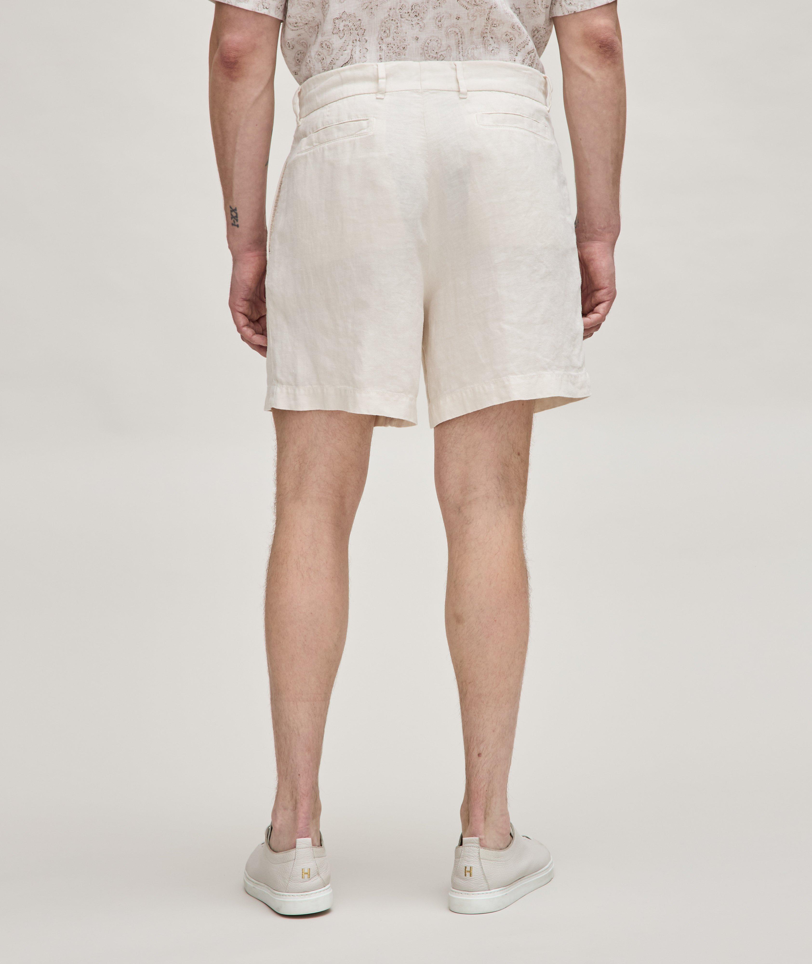 Textured Linen Shorts image 2