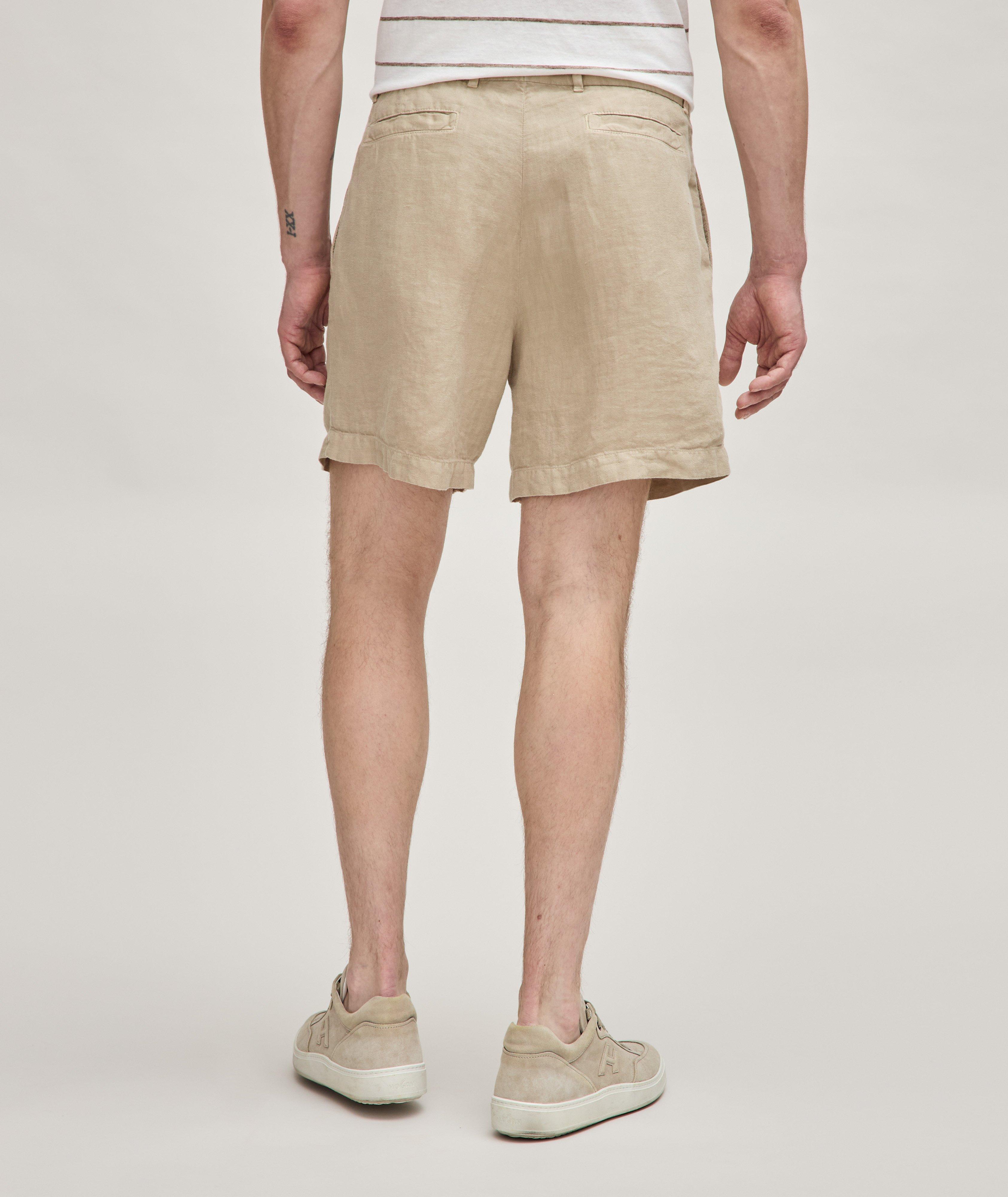 Textured Linen Shorts image 2