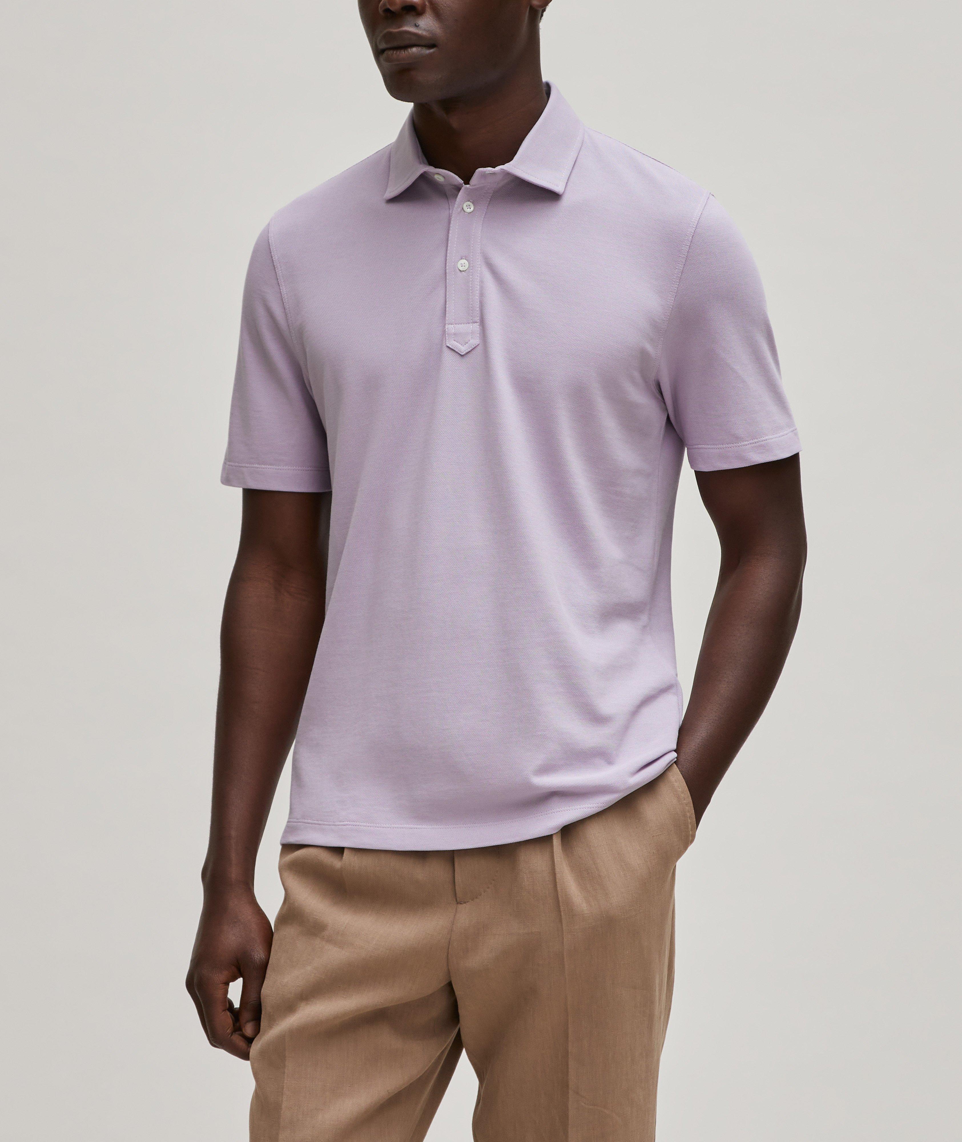 Regular Fit Cotton Piqué Polo image 1