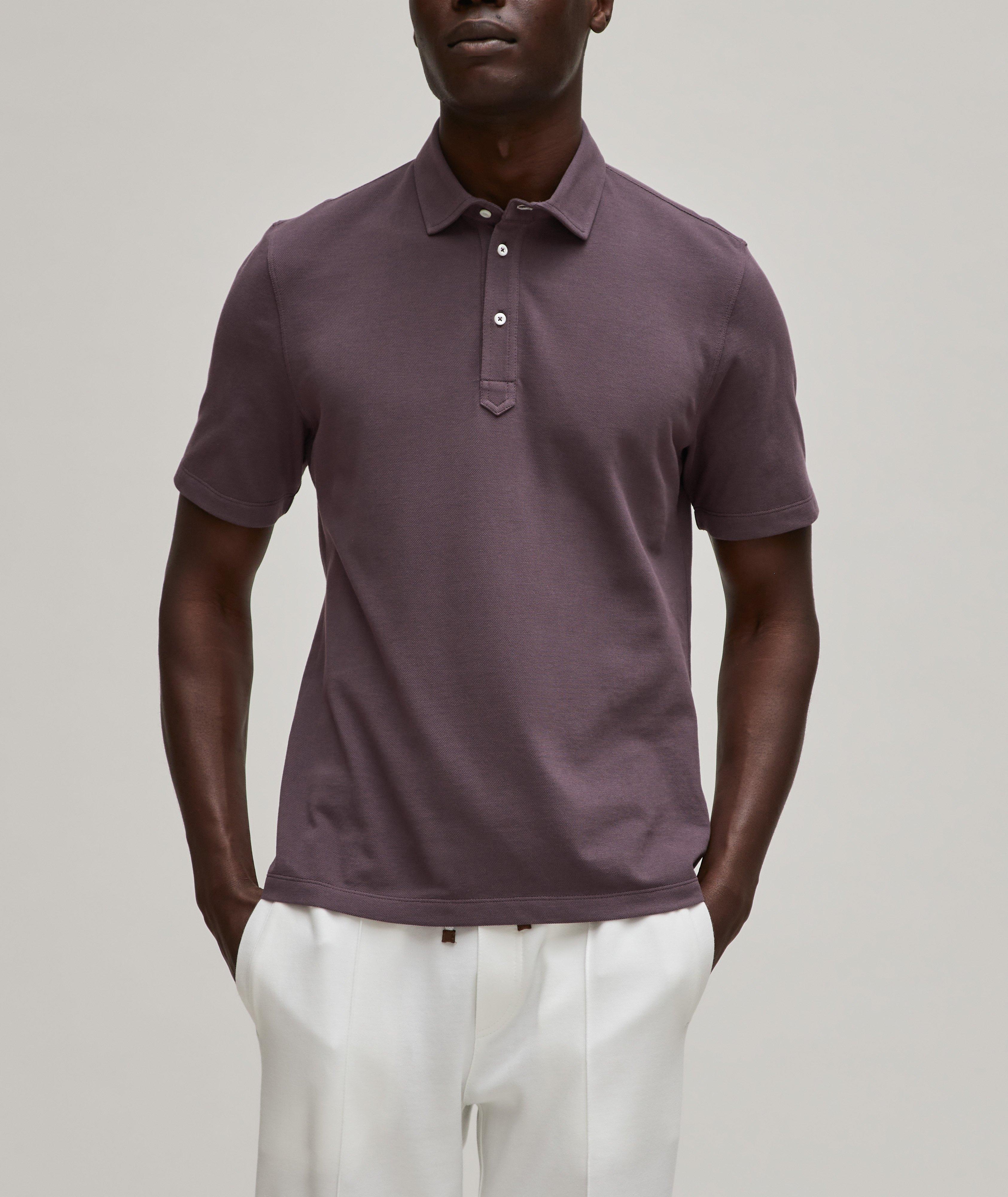 Regular Fit Cotton Piqué Polo image 1