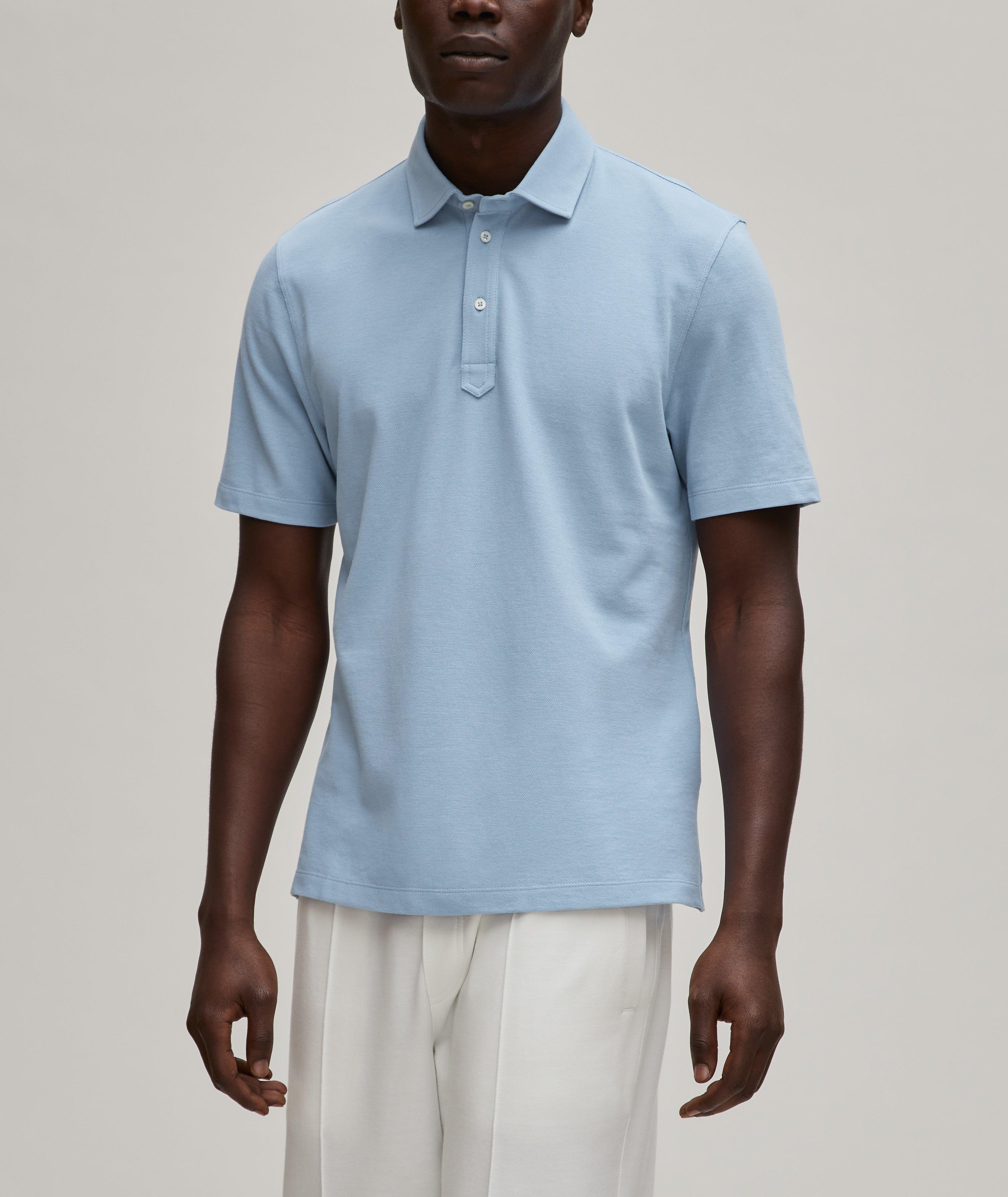 Regular Fit Cotton Piqué Polo image 1