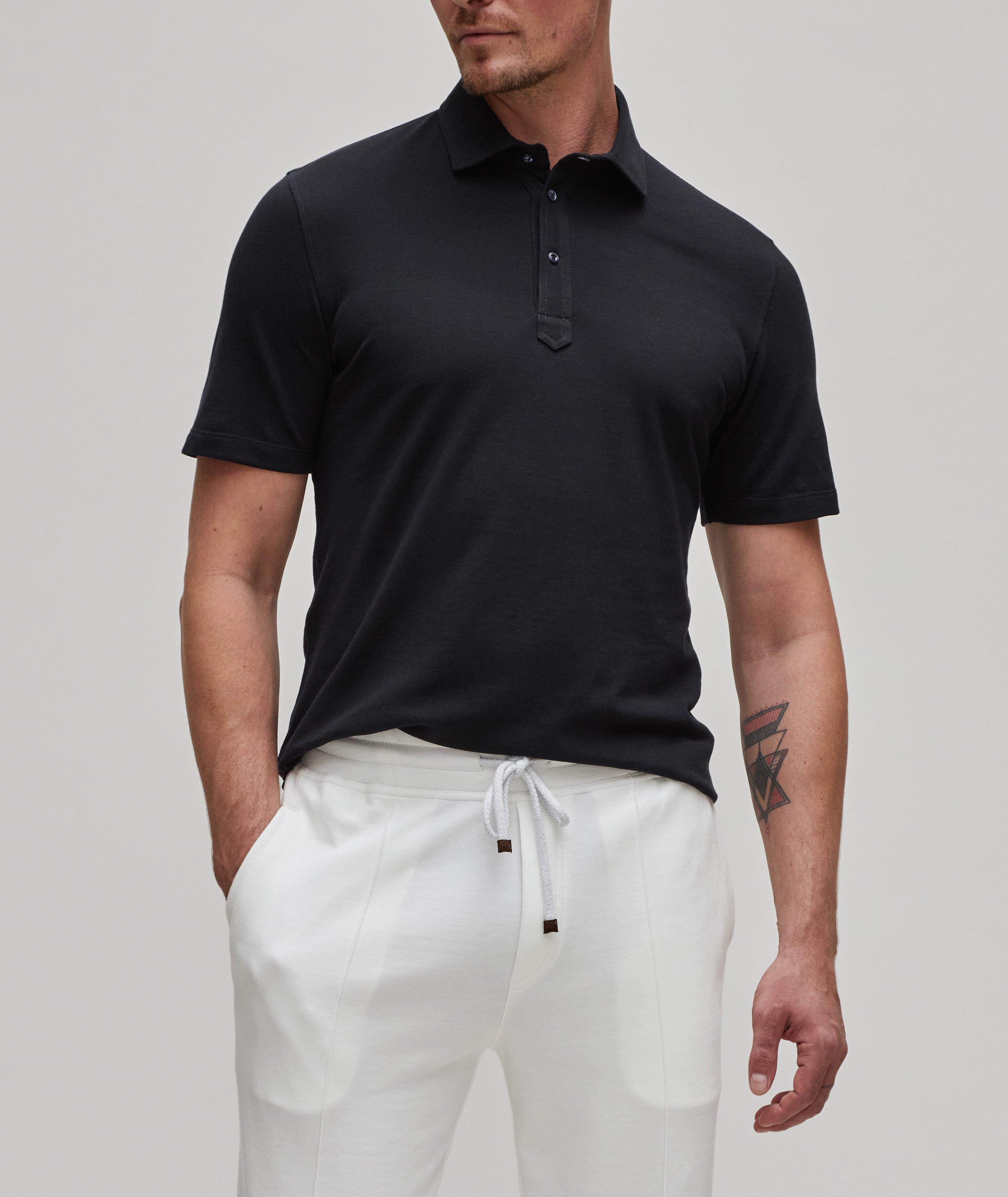 Regular Fit Cotton Piqué Polo image 1