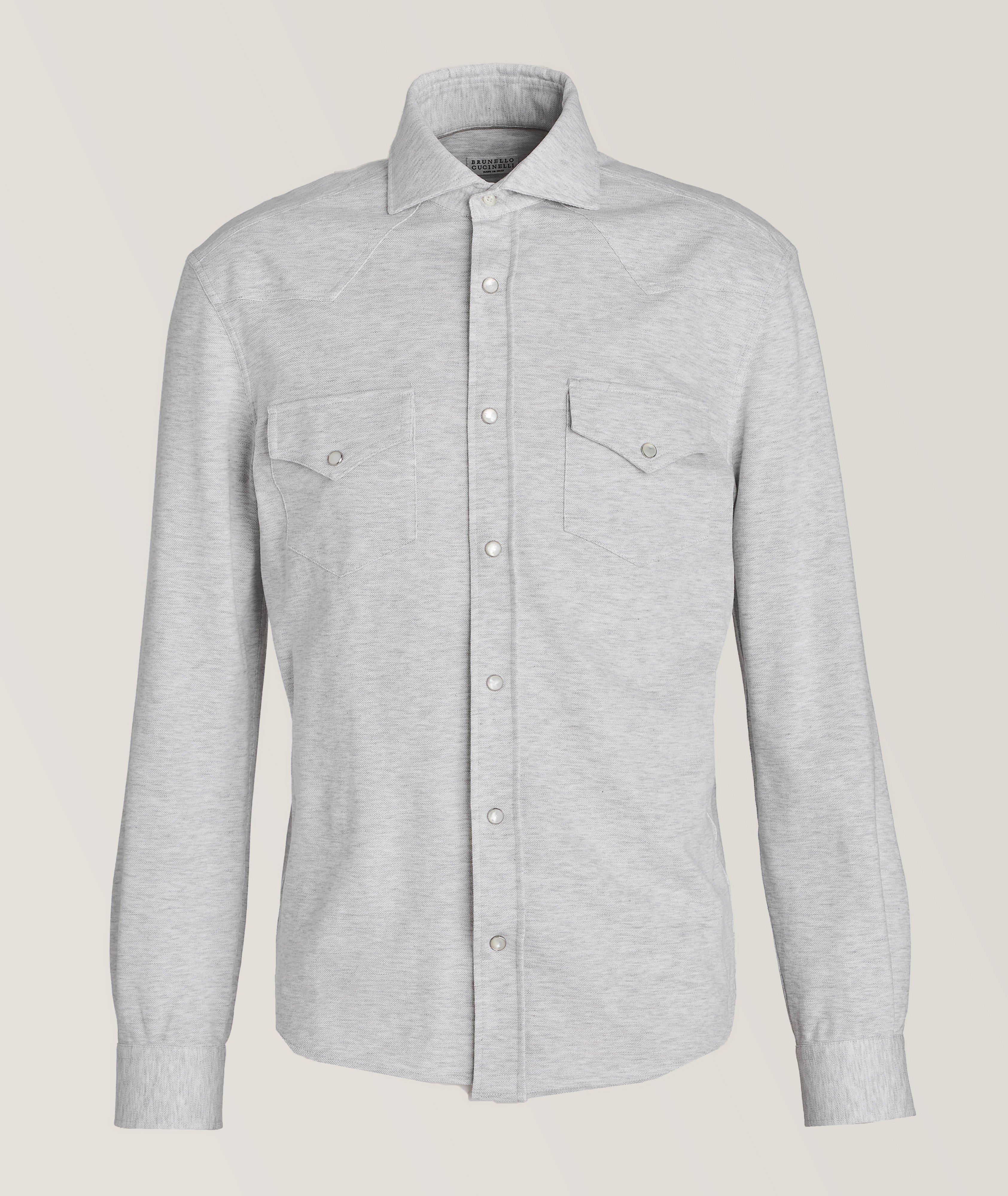 Western Cotton Leisure Fit Overshirt image 0