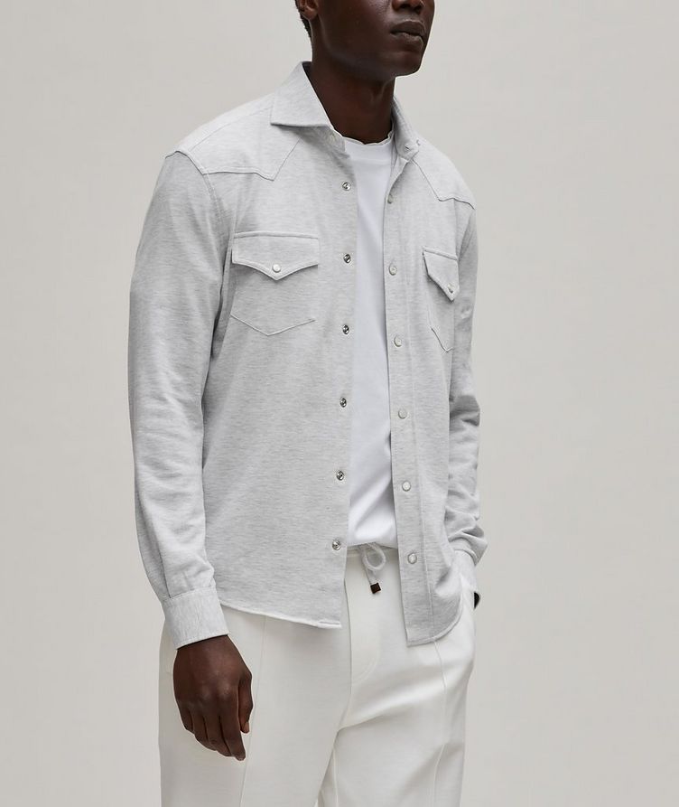 Western Cotton Leisure Fit Overshirt image 1