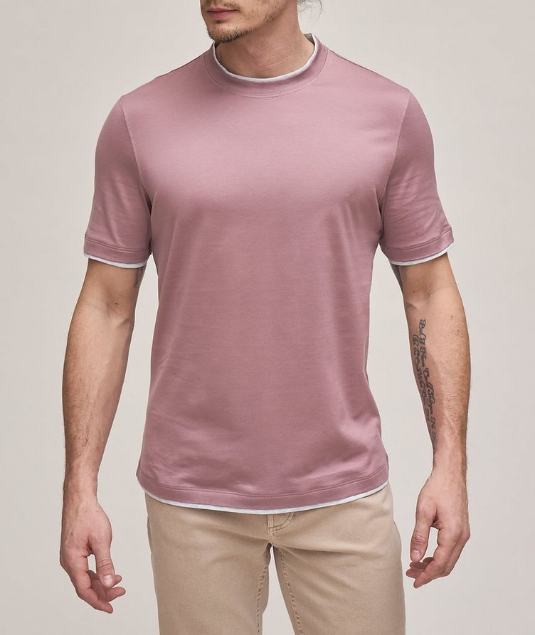 Double Layer Cotton T-Shirt image 1