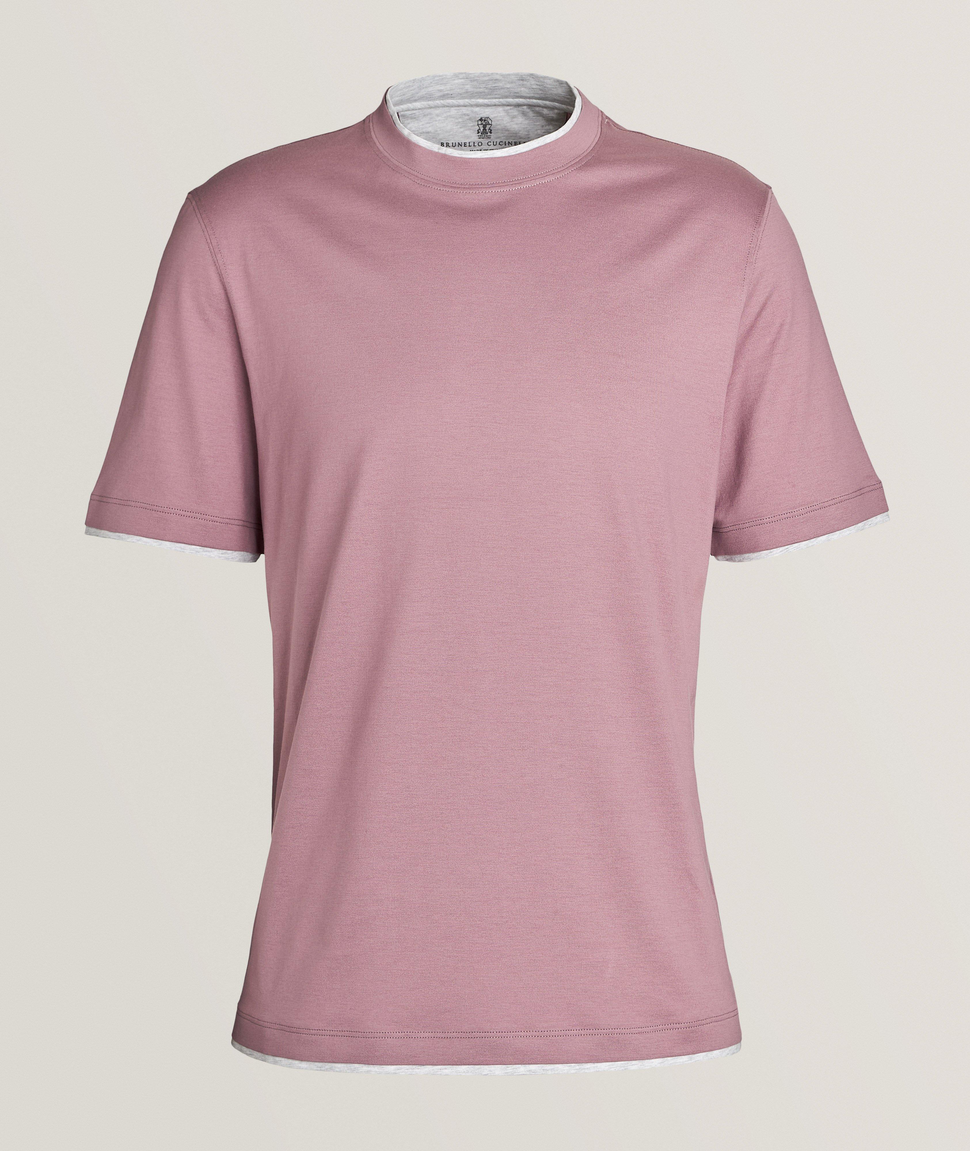 Double Layer Cotton T-Shirt image 0