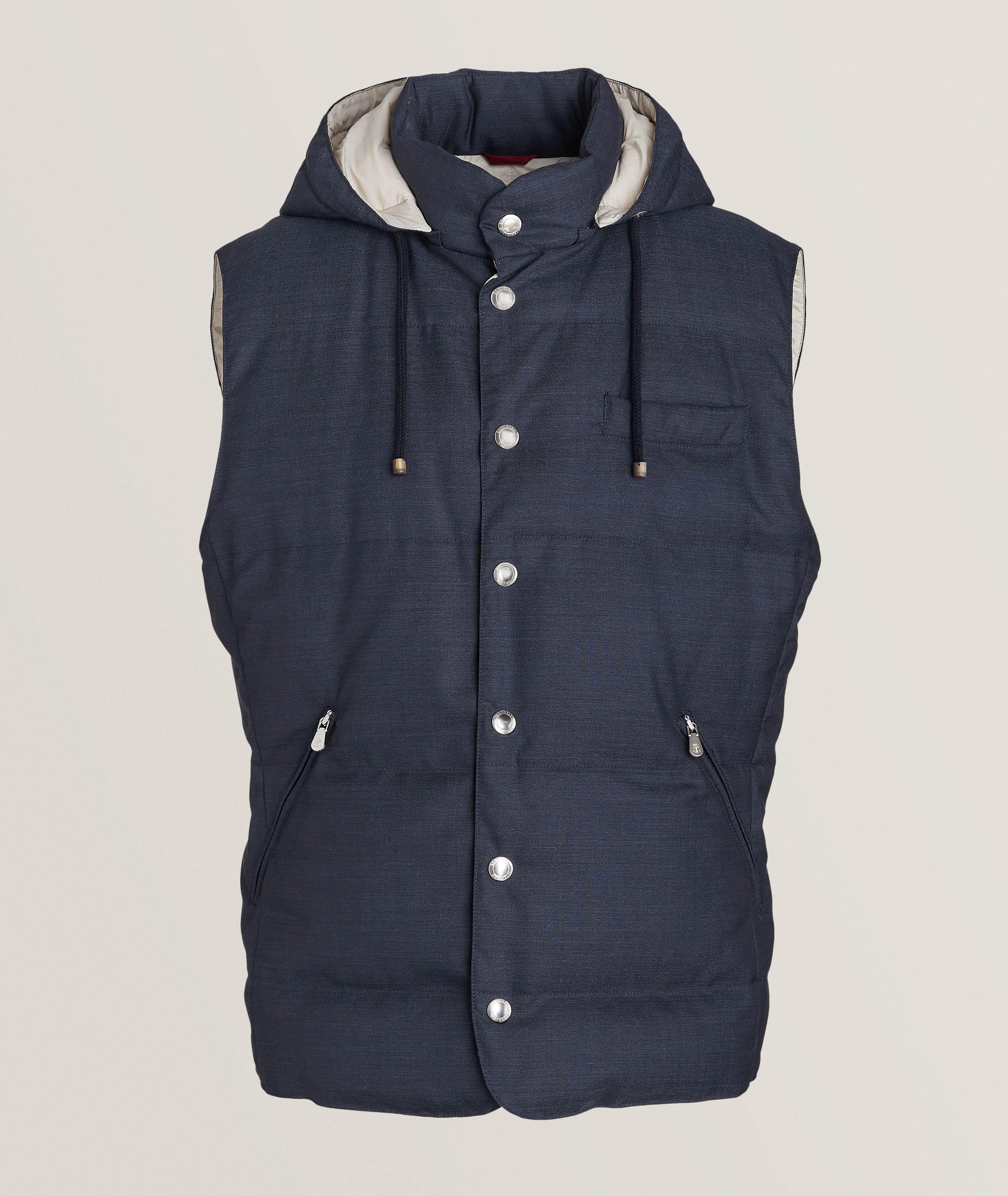 Brunello Cucinelli - Wool, silk and cashmere down vest Brunello