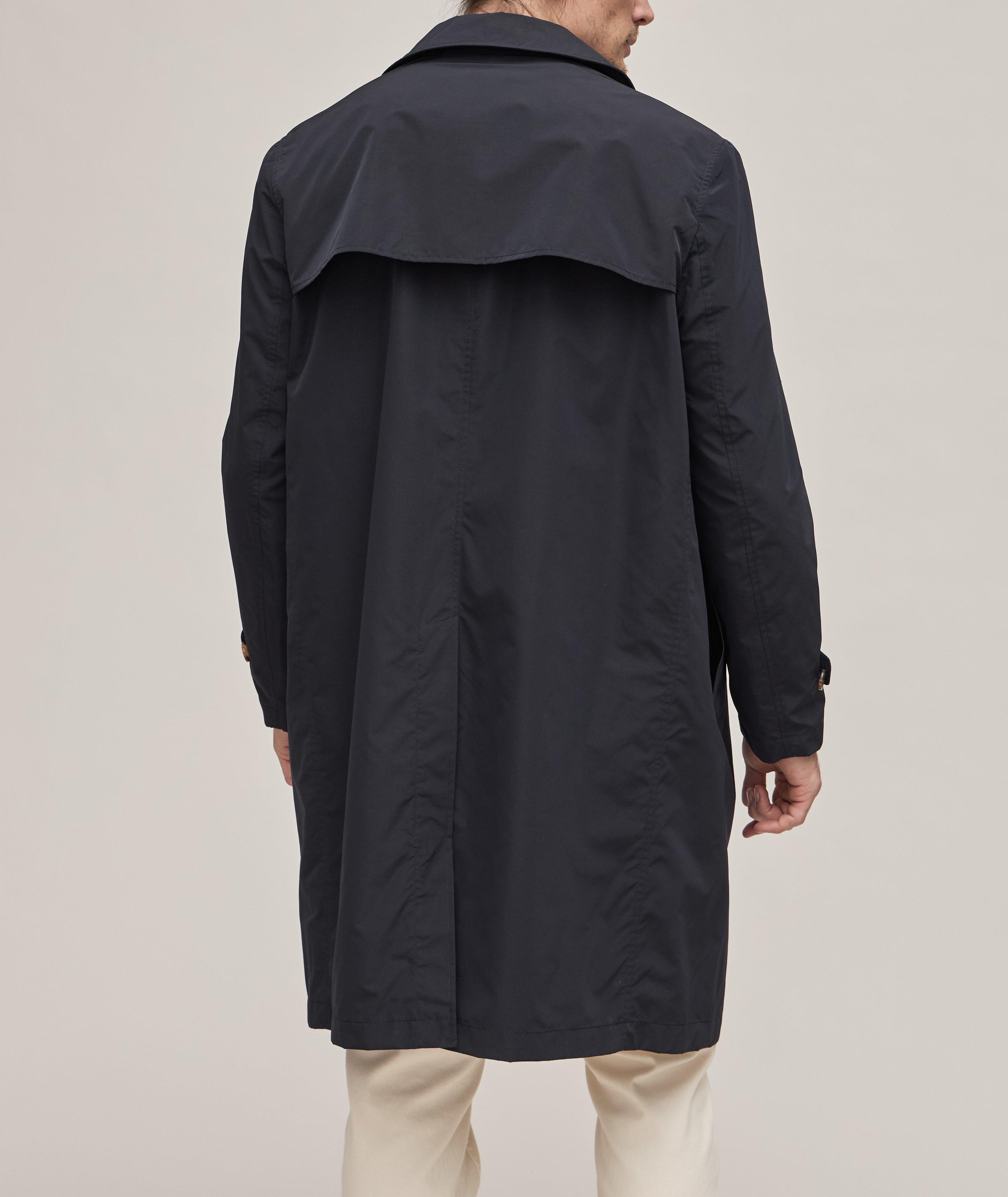 Water-Resistant Micro Fiber Trench Coat image 2