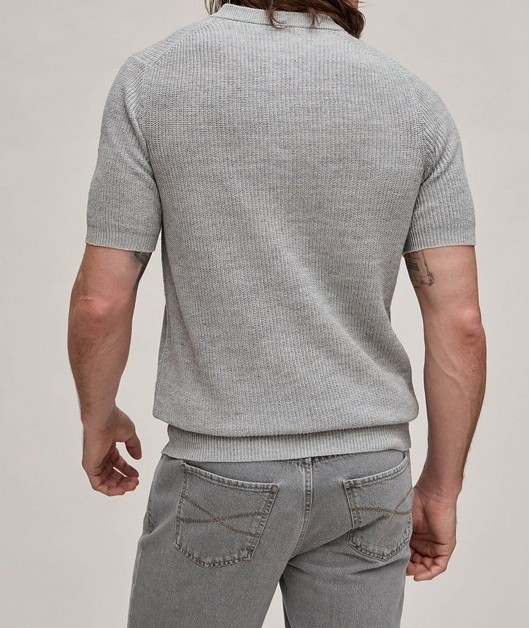 Cotton-Linen Knitted Henley  image 2