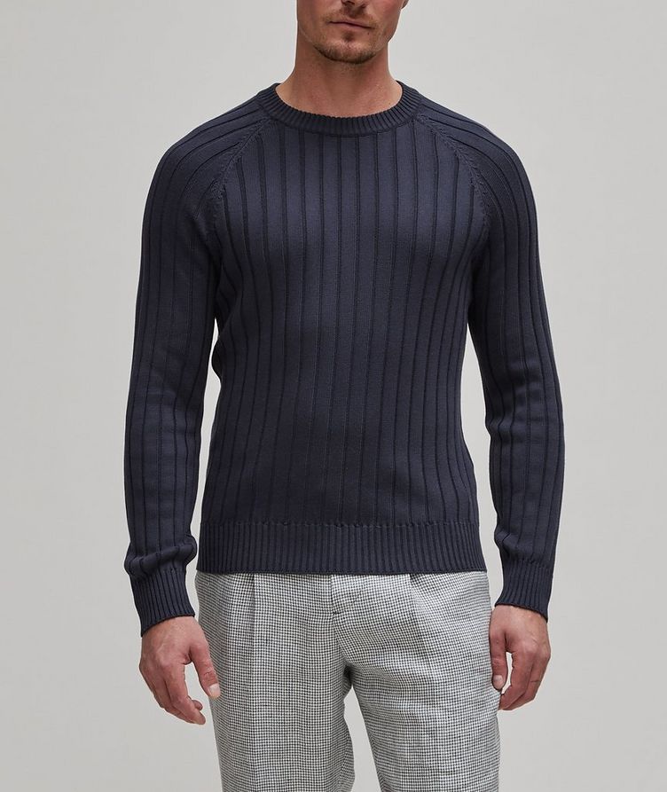 Ribbed Cotton Sweater image 1