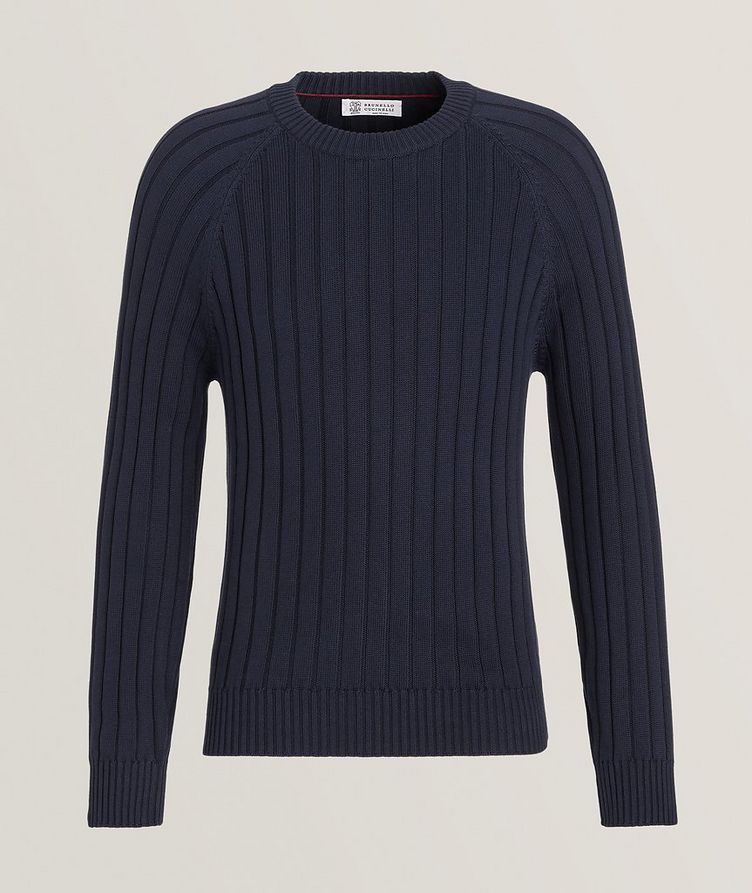 Ribbed Cotton Sweater image 0