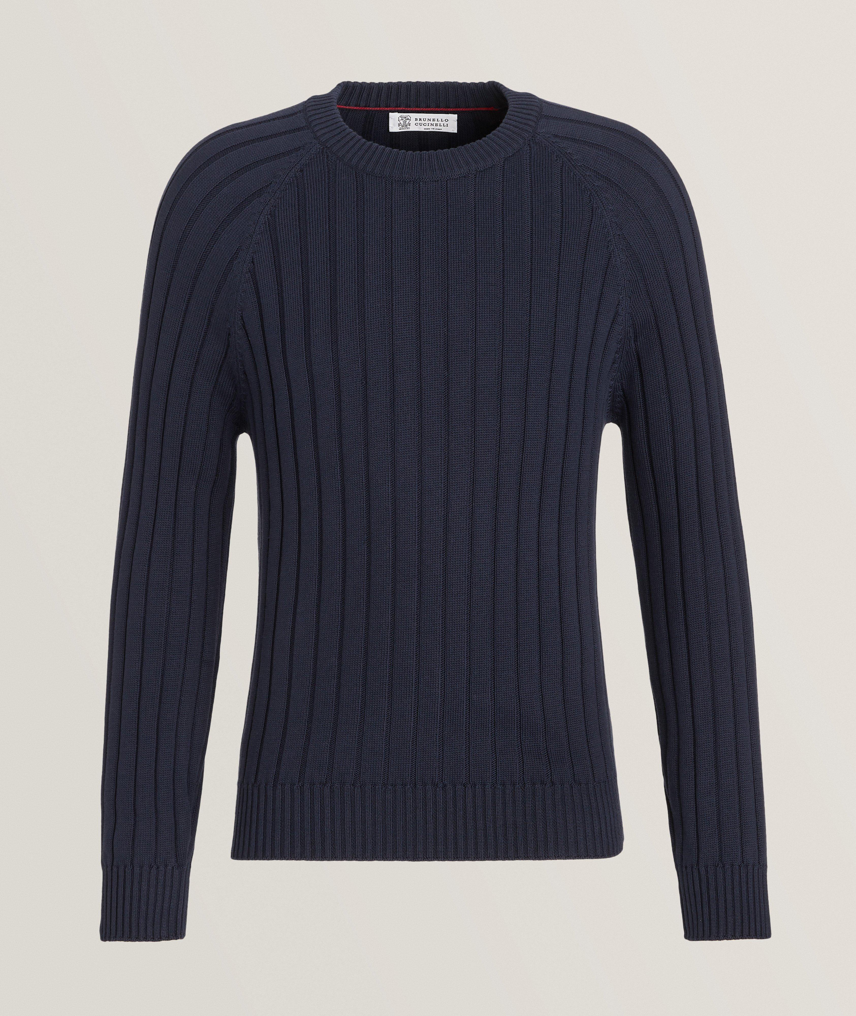 Brunello Cucinelli Ribbed Cotton Sweater