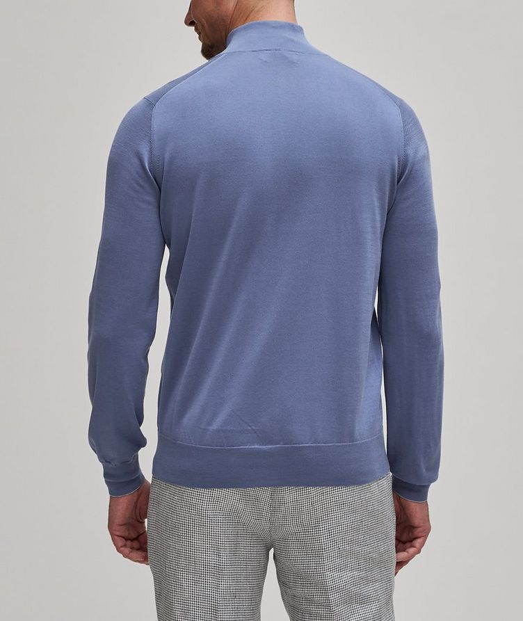 Cotton Zip-Up Sweater  image 2