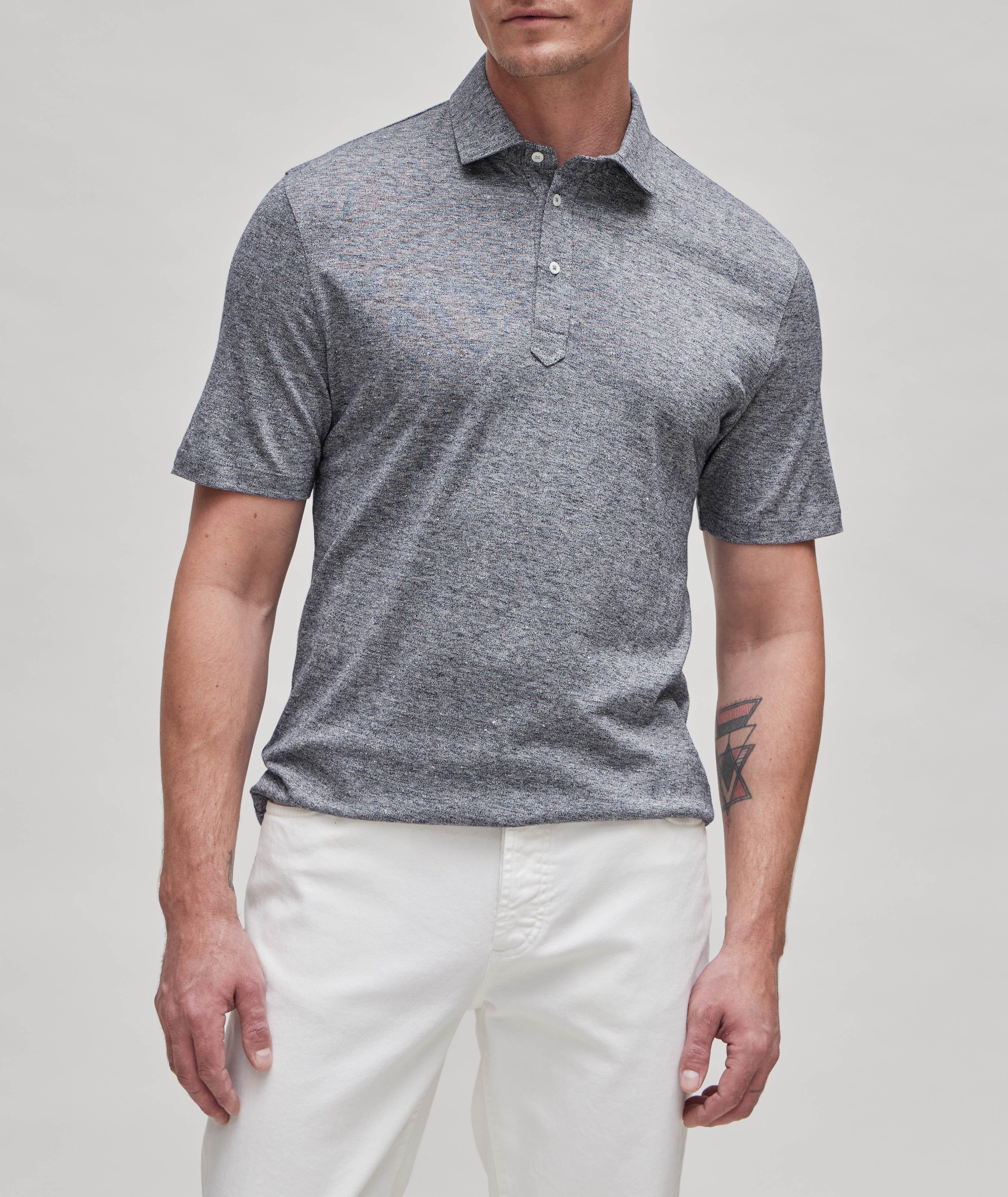 Mélange Linen-Cotton Polo image 1