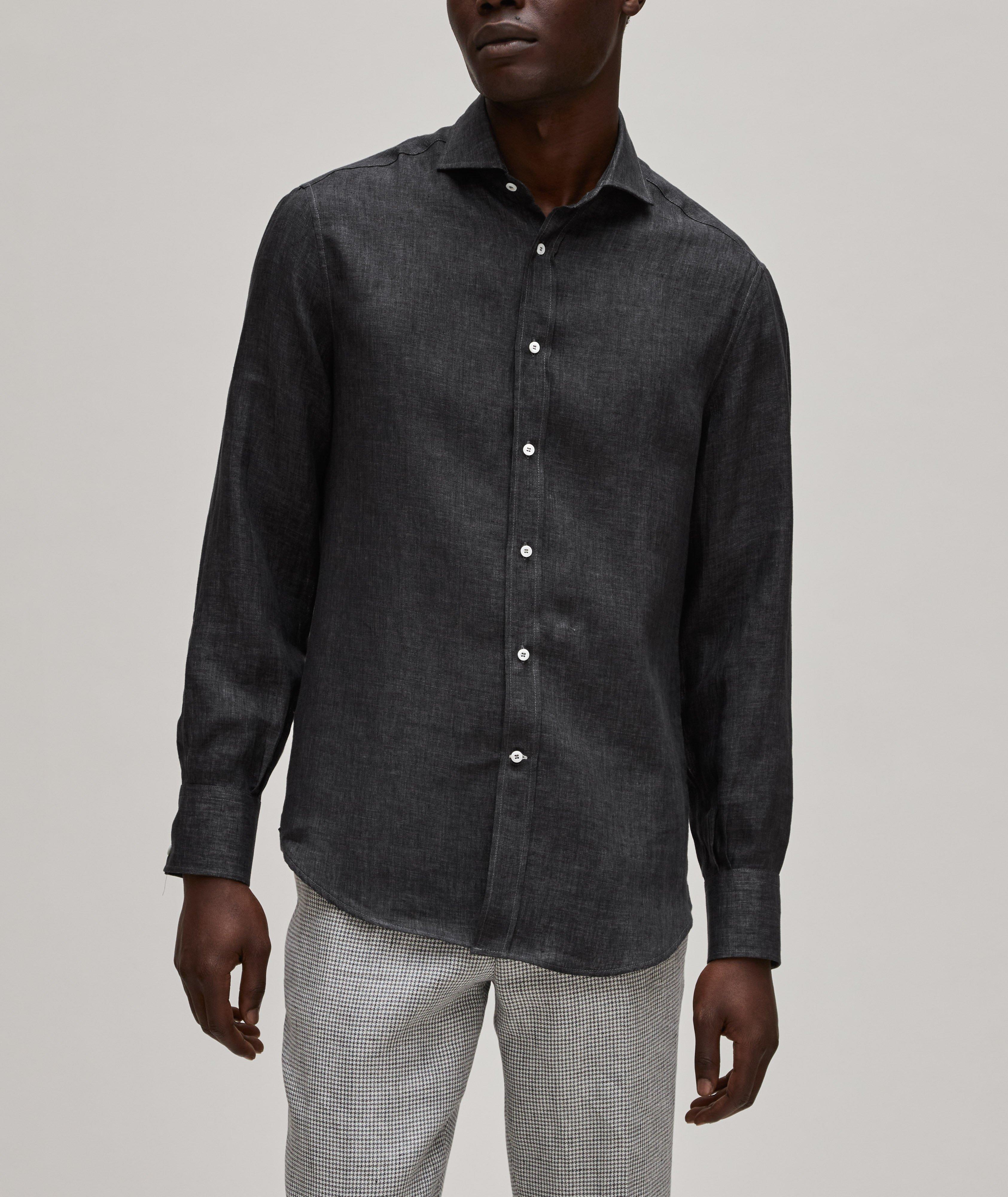 Mélange Linen Sport Shirt image 1