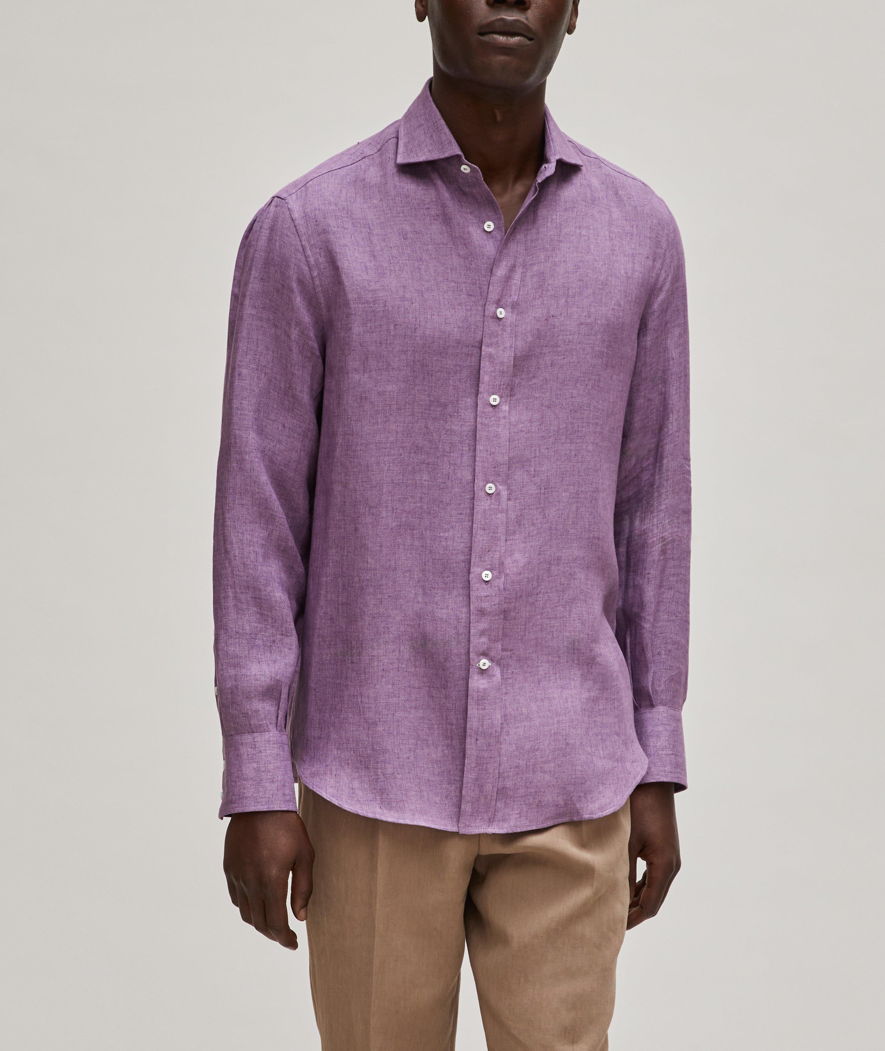 Mélange Linen Sport Shirt image 1