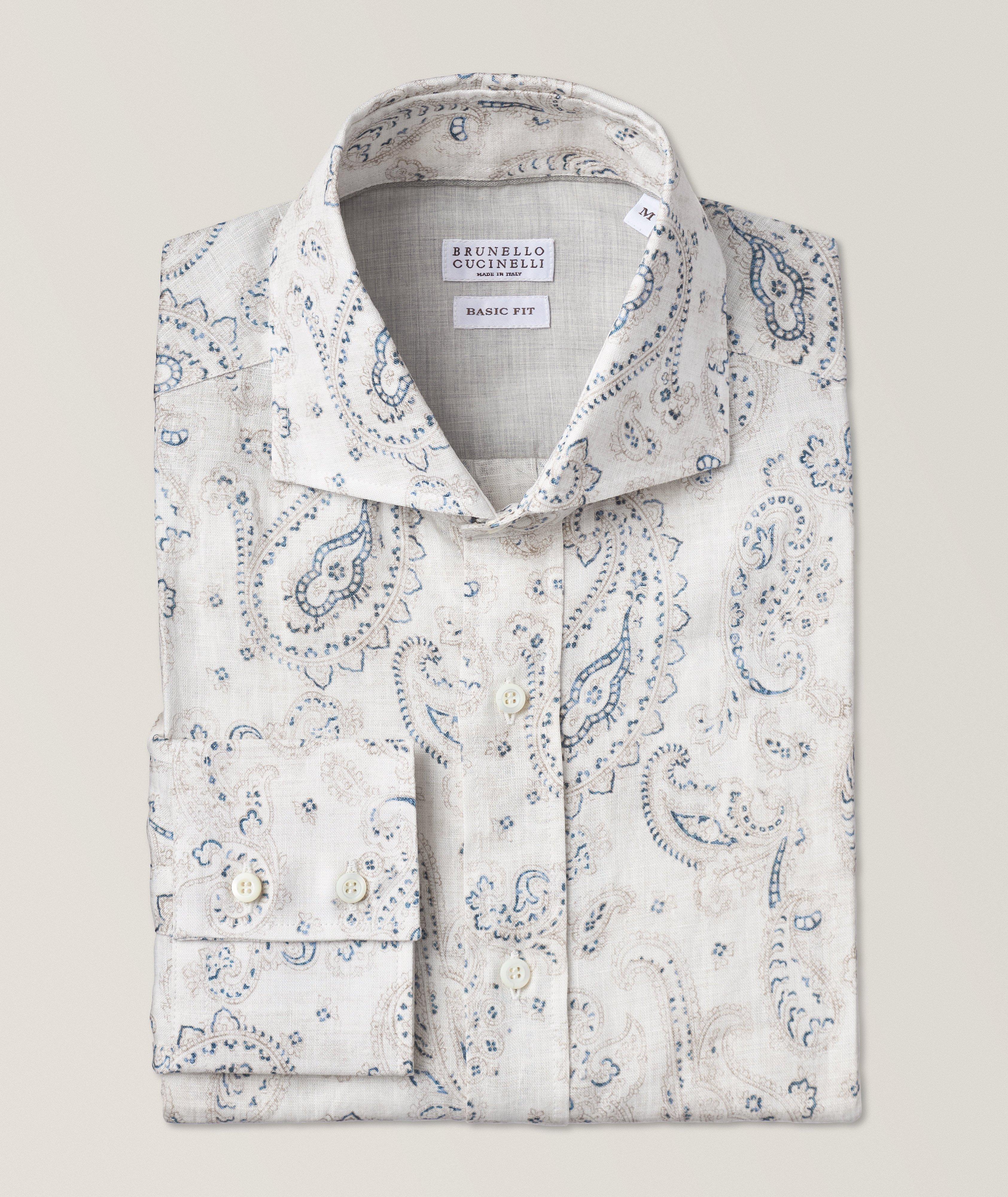 Paisley Linen Sport Shirt image 0