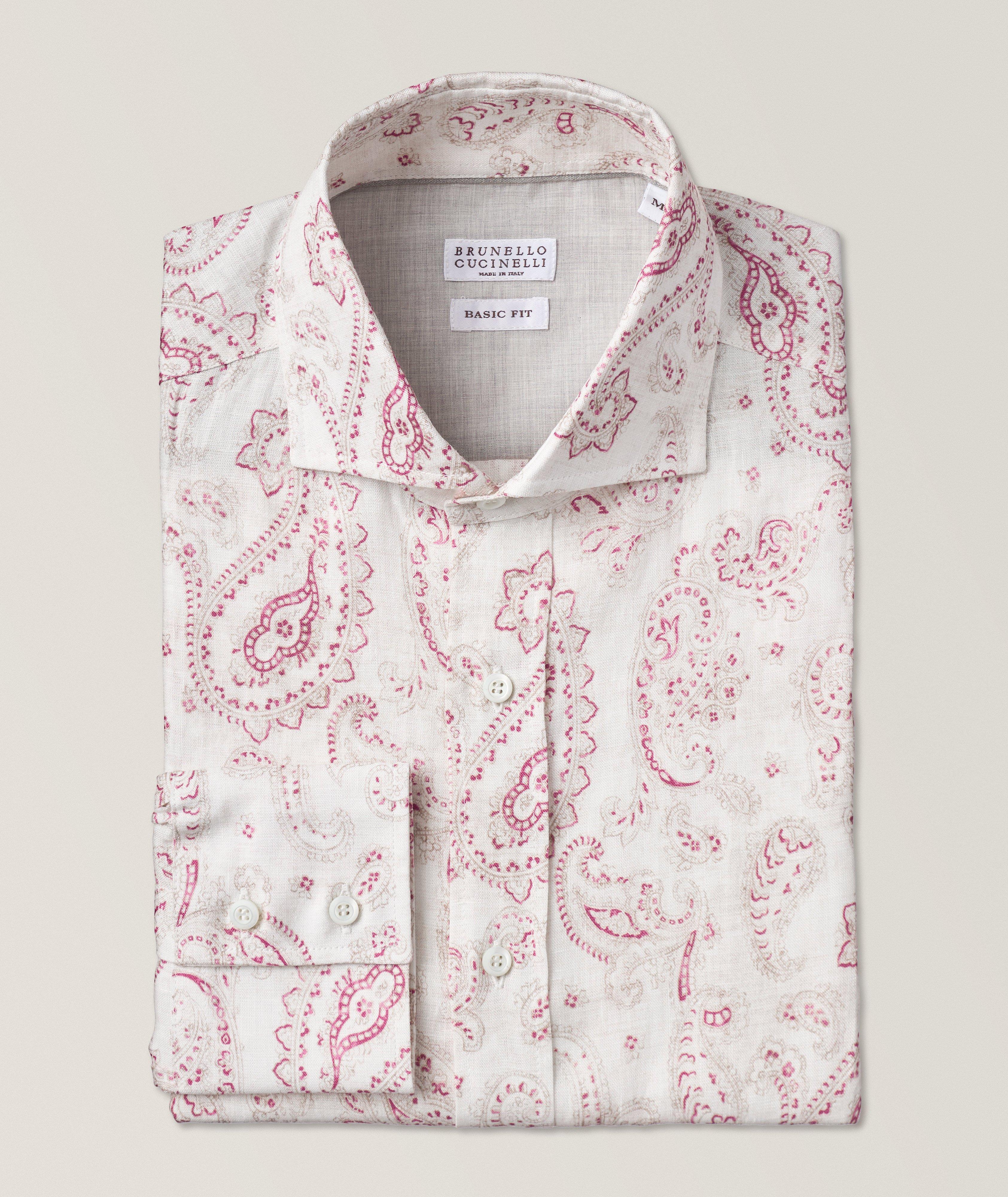 Paisley Linen Sport Shirt image 0