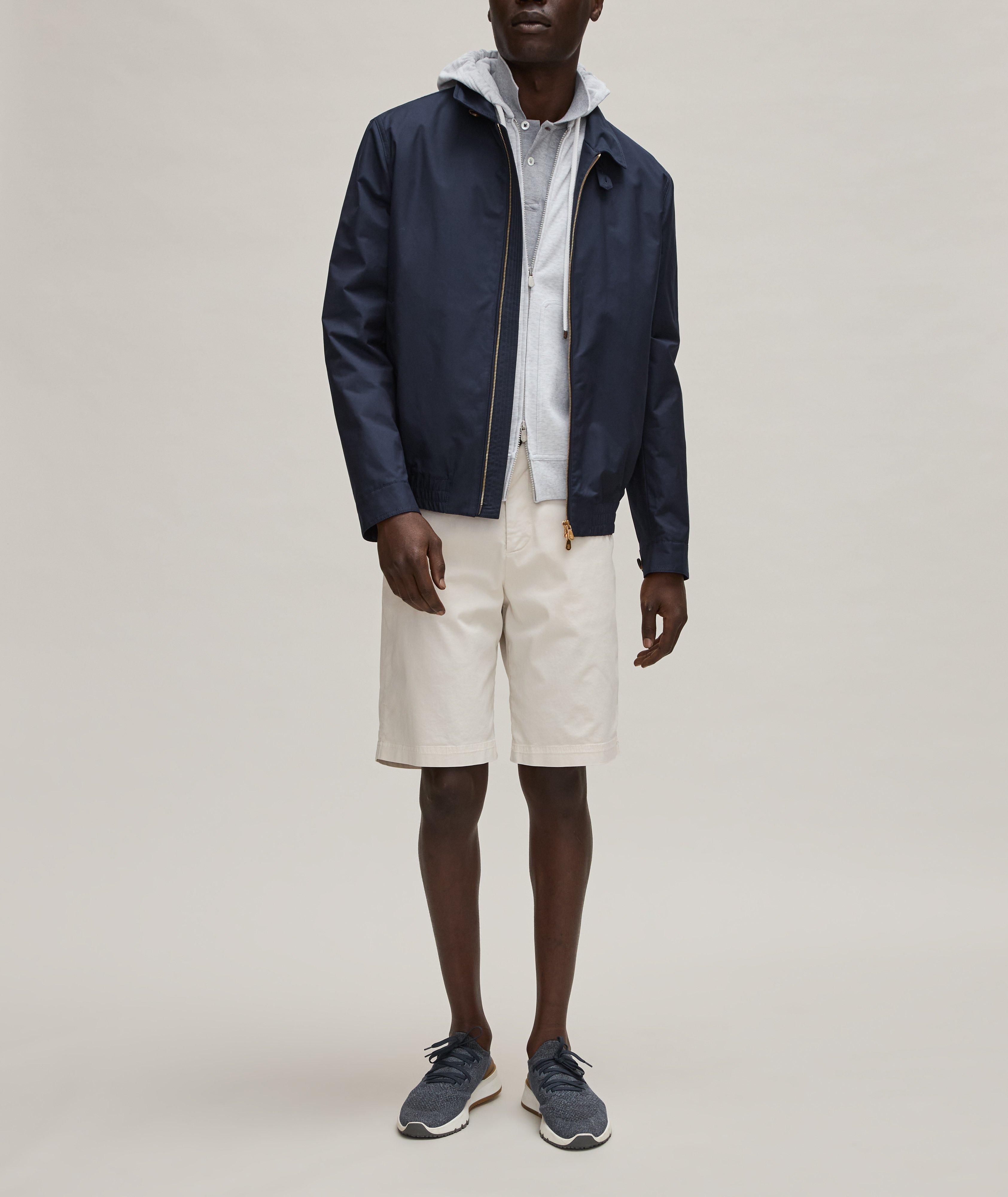 Wool-Linen Denim Effect Water-Resistant Jacket image 5