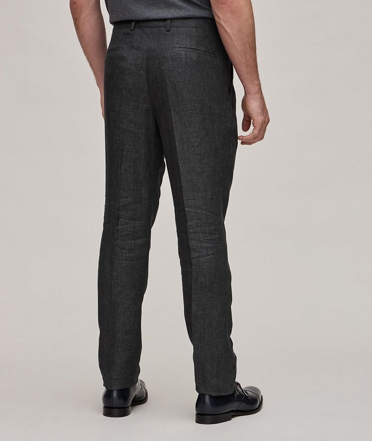 Pleated Linen, Wool & Silk Suit Pants image 3