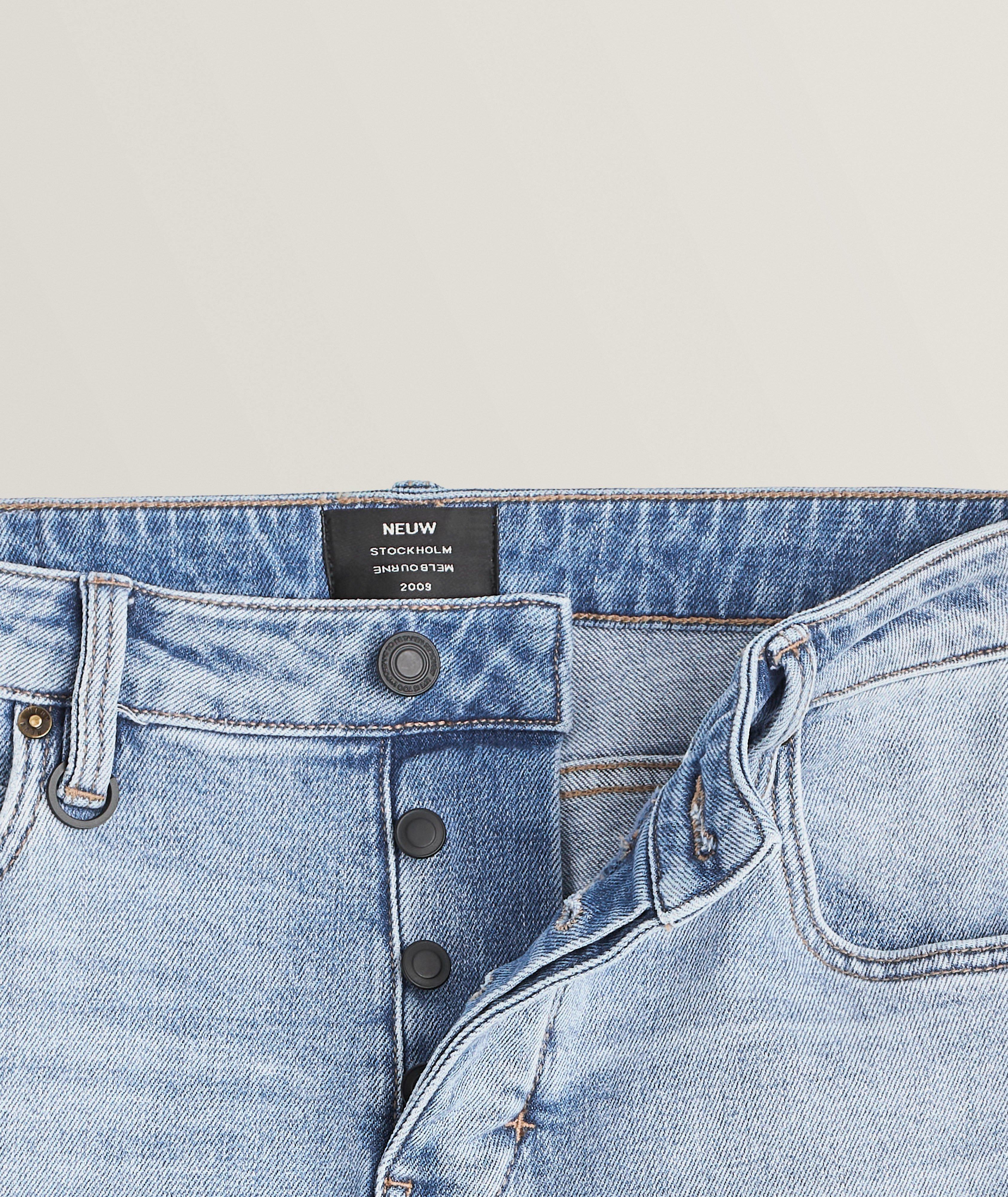 Iggy Skinny Stretch-Organic Cotton Jeans  image 1