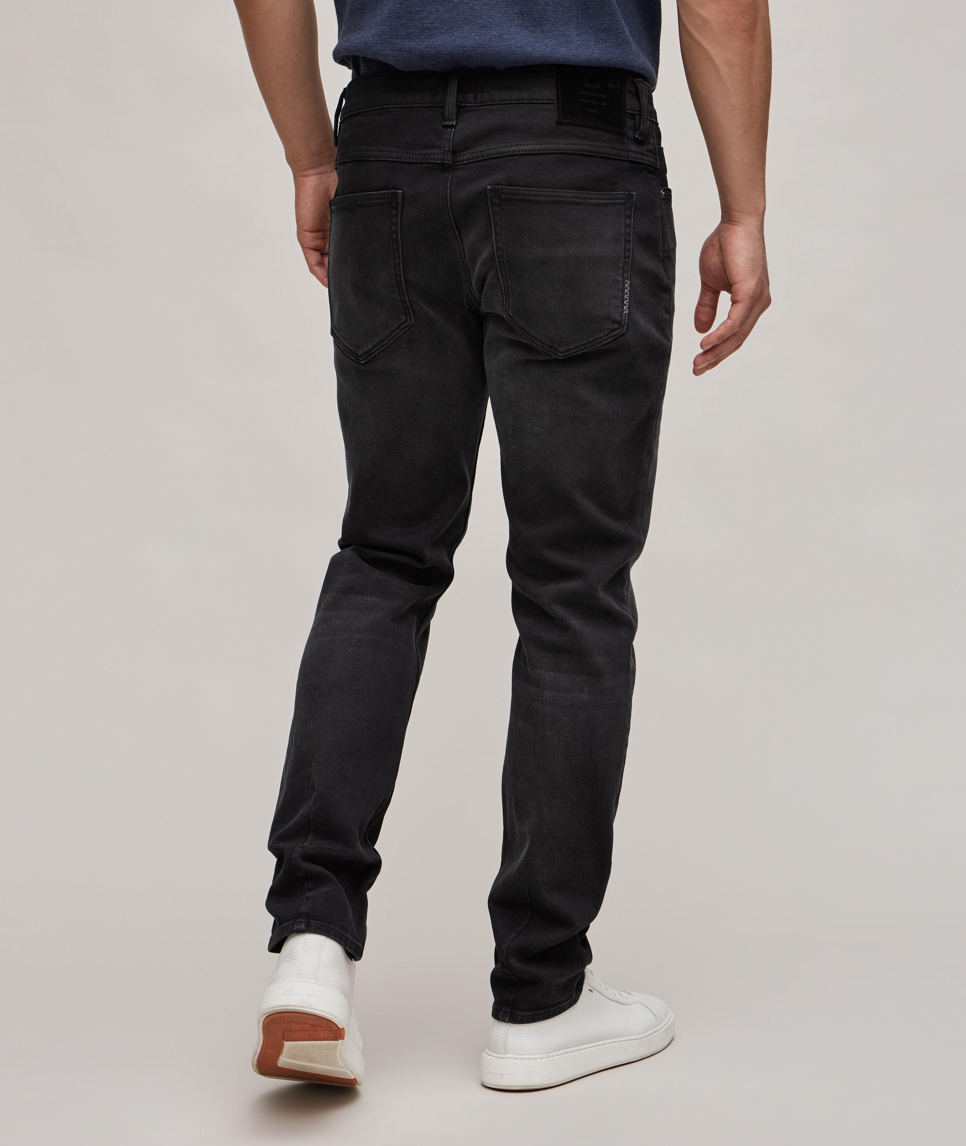 Lou Slim Straight Stretch-Cotton Jeans image 3