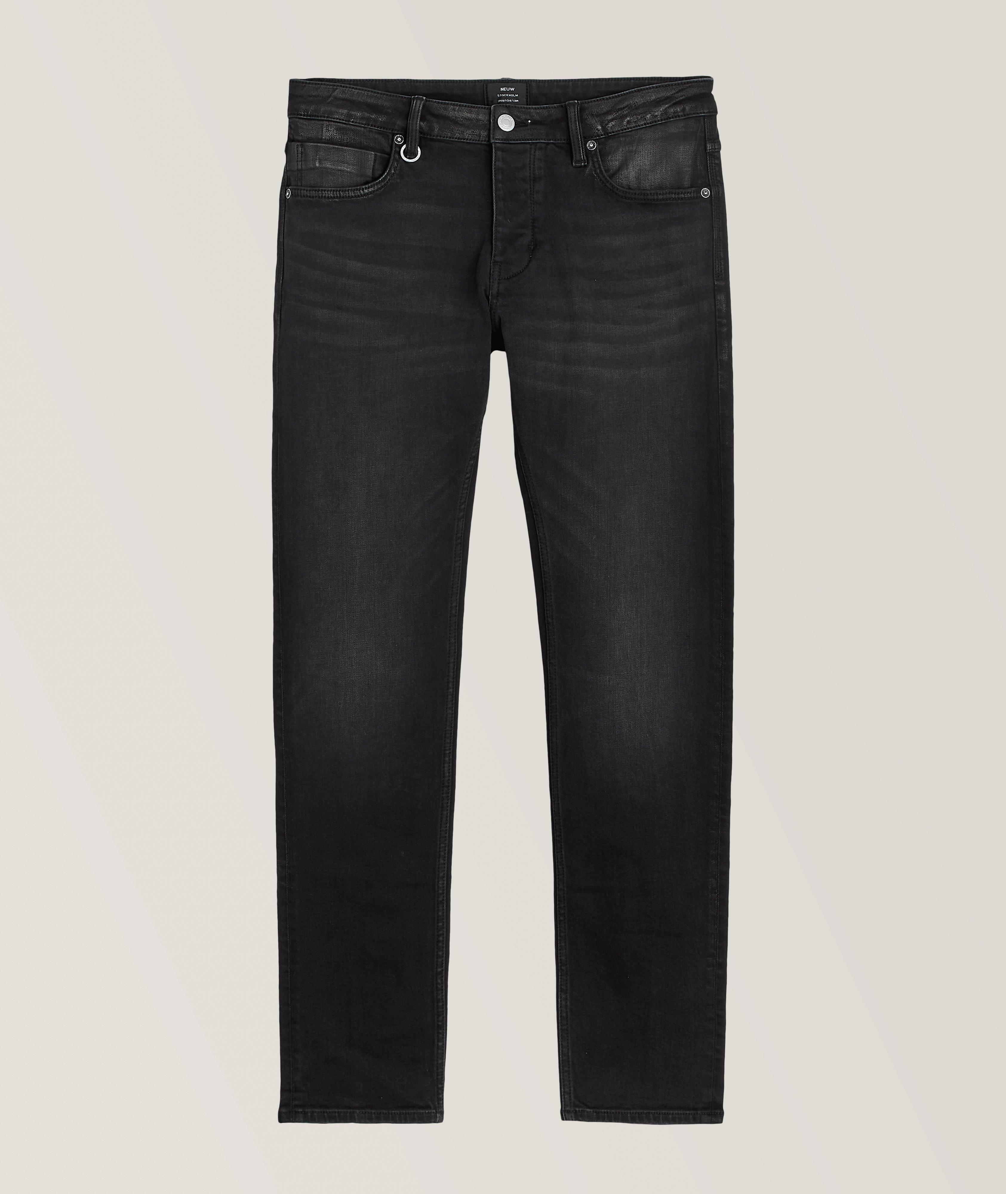 Iggy Skinny Distressed Stretch-Cotton Jeans image 0