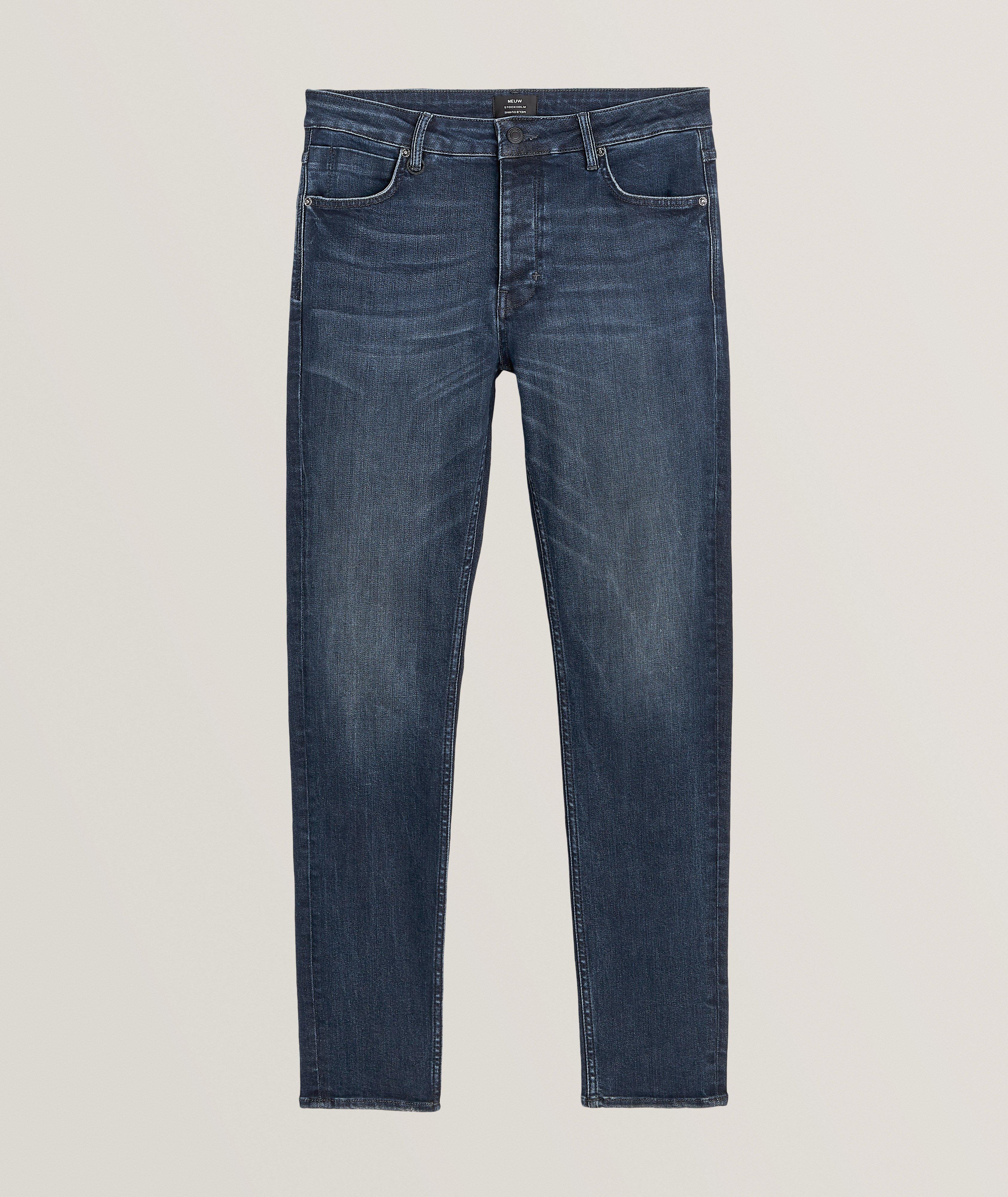 Ray Tappered Stretch-Cotton Jeans