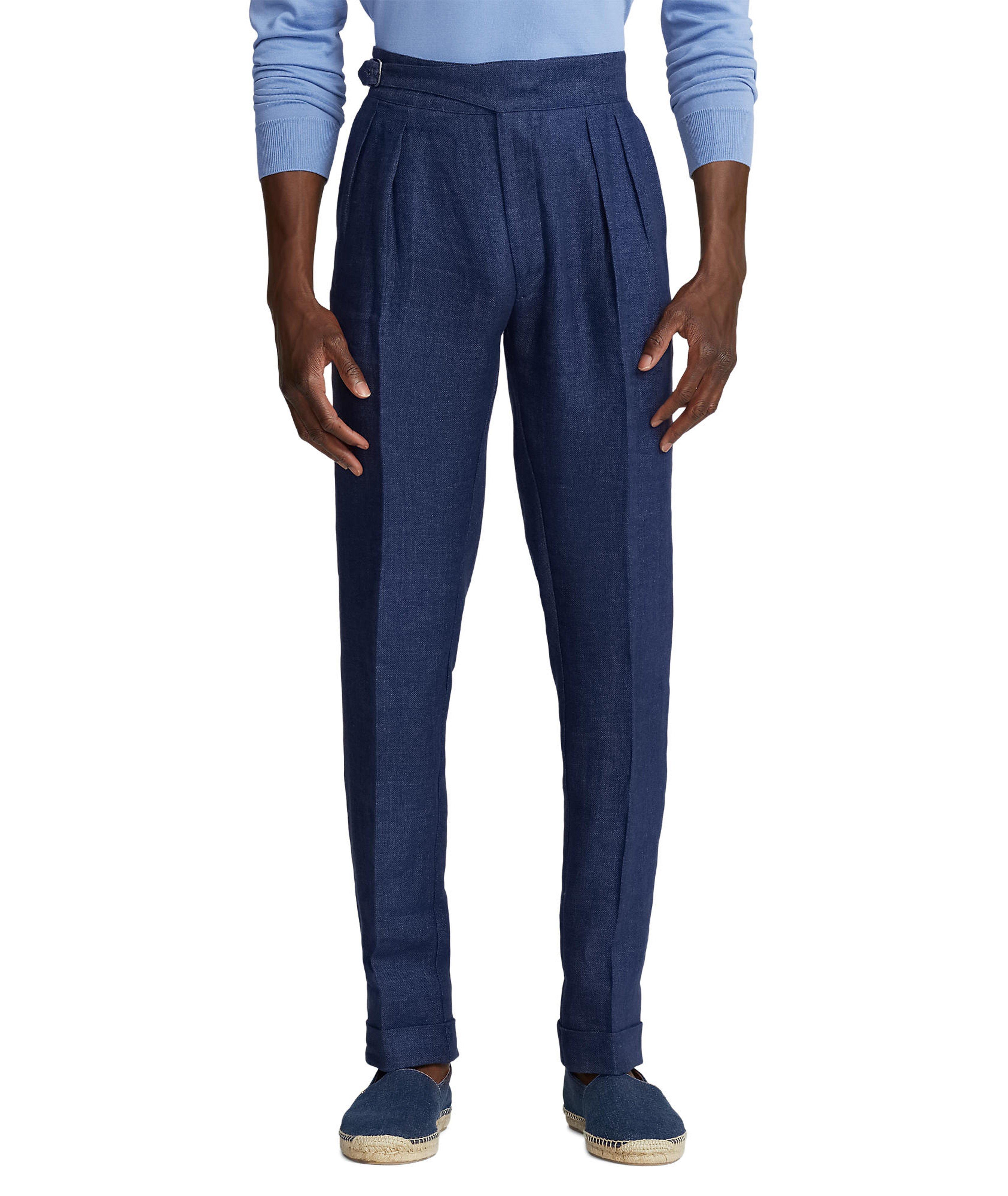 Byron Dobby Linen Dress Pants image 1