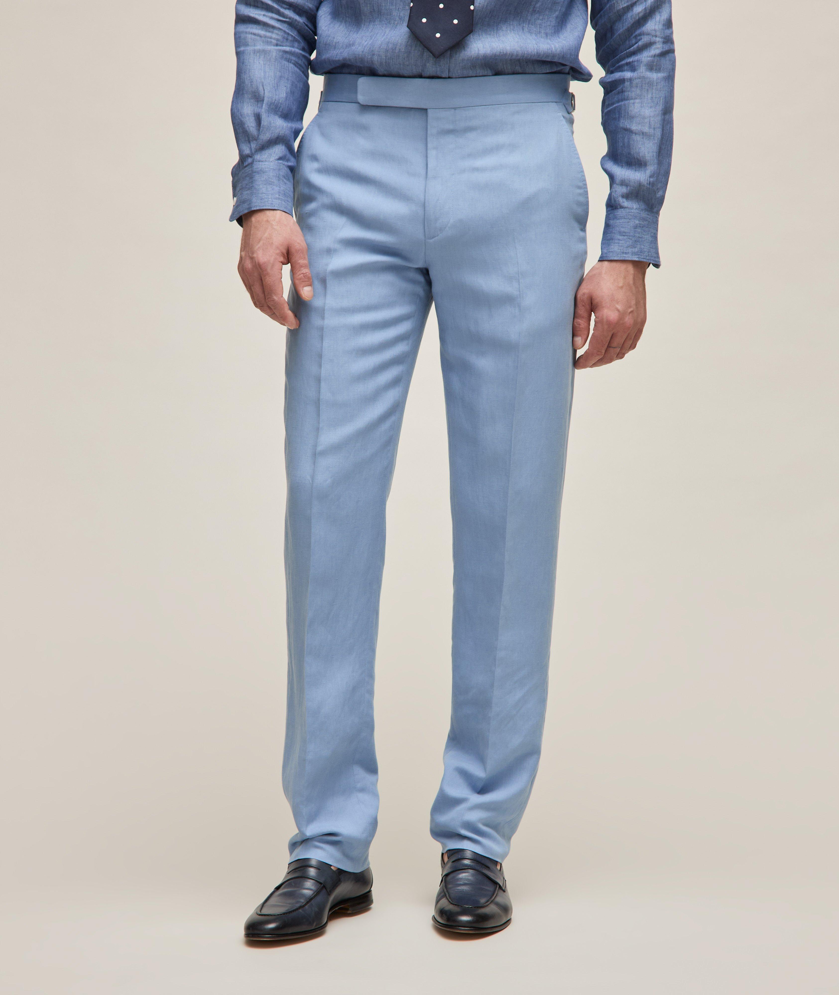 Gregory Silk-Linen Pants image 7