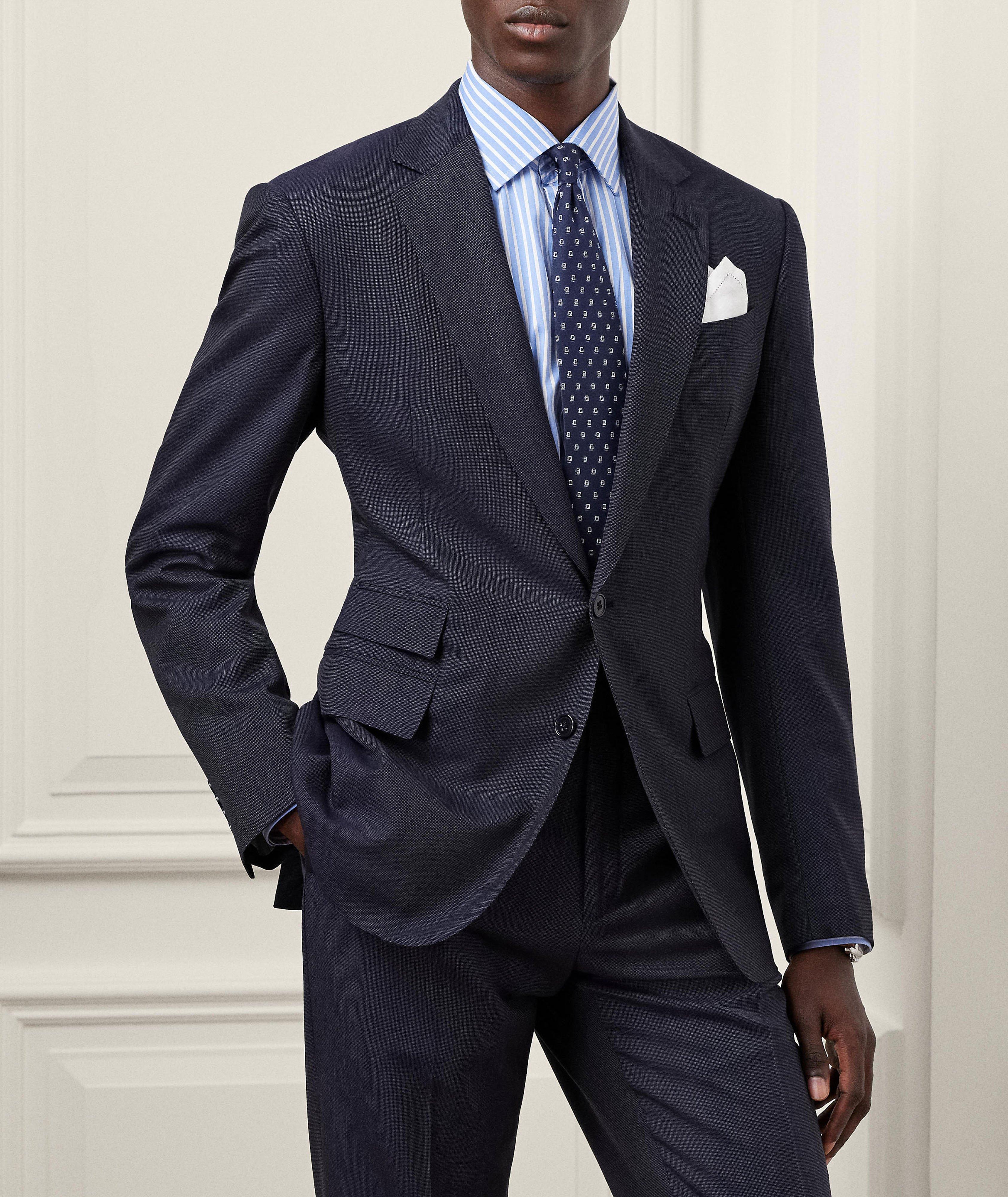 Kent Nailhead Wool-Cashmere Suit  image 1