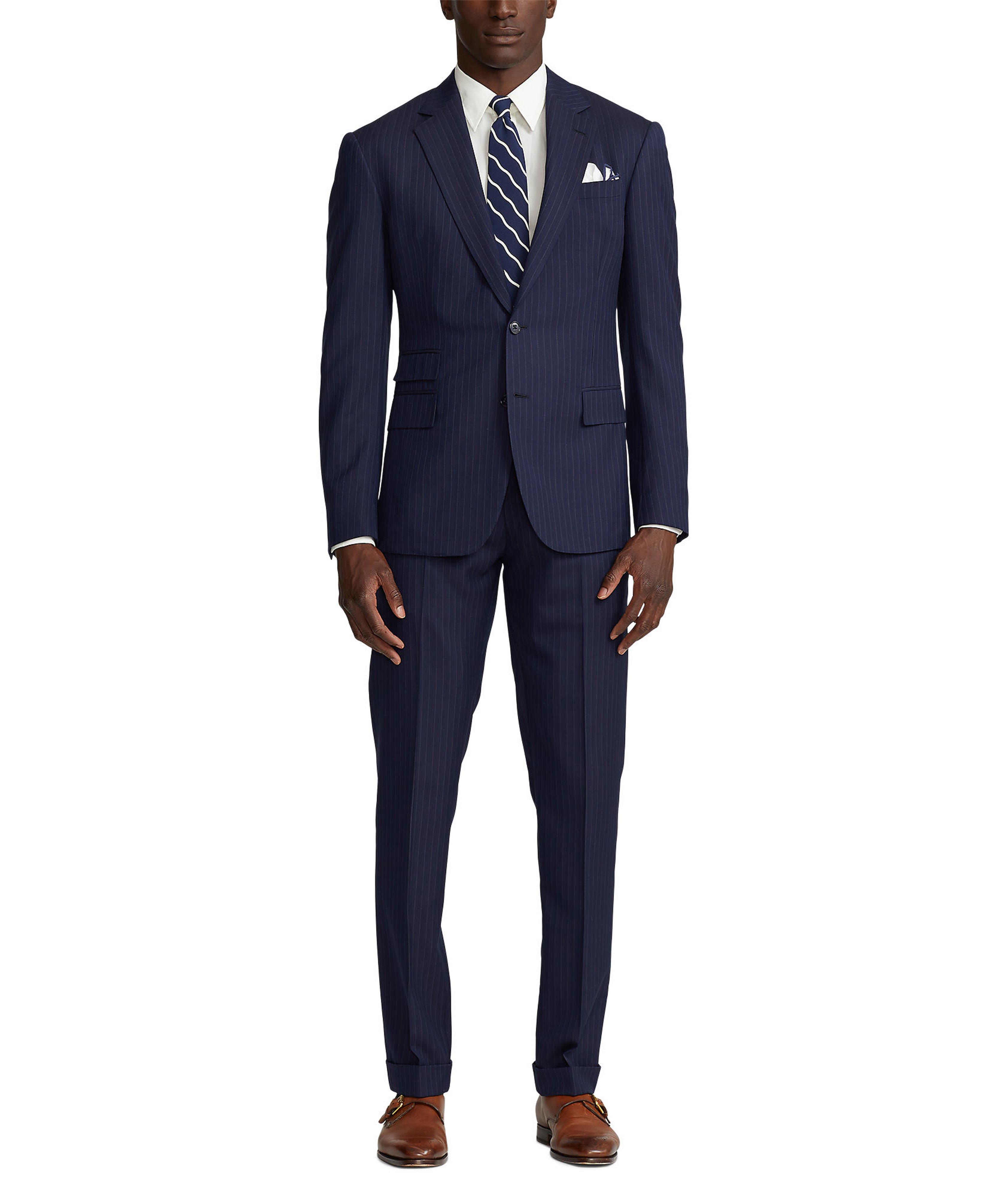 Pinstripe Cashmere-Wool Suit image 1