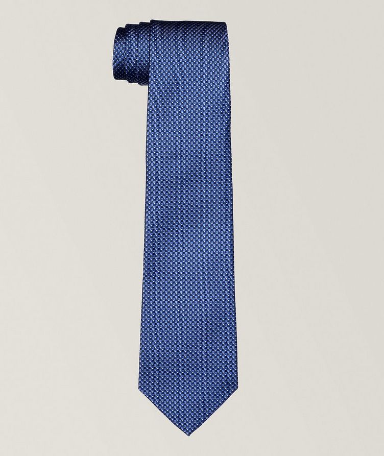 Purple Label Neat Pattern Silk Tie  image 0
