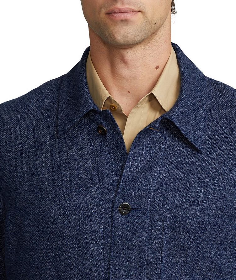 Burnham Hand-Tailored Linen-Silk Sport Jacket image 4