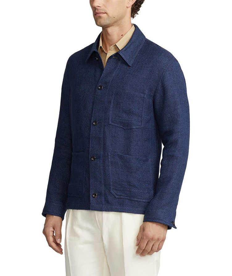 Burnham Hand-Tailored Linen-Silk Sport Jacket image 5