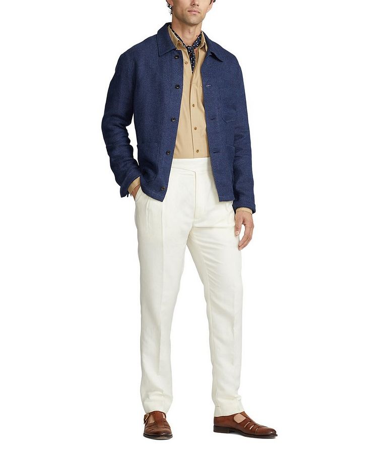 Burnham Hand-Tailored Linen-Silk Sport Jacket image 6