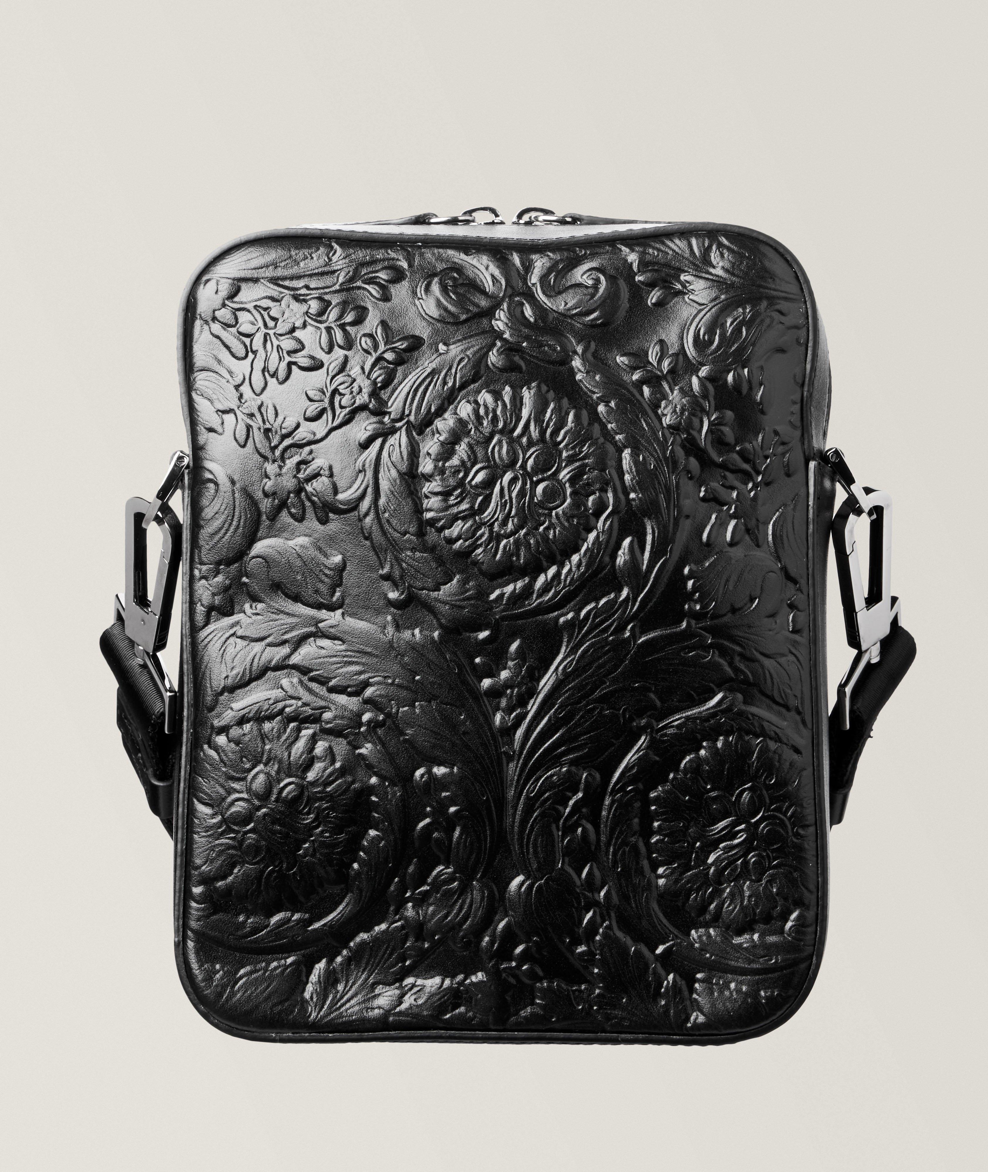 Sac à bandoulière en cuir à motif baroque image 1