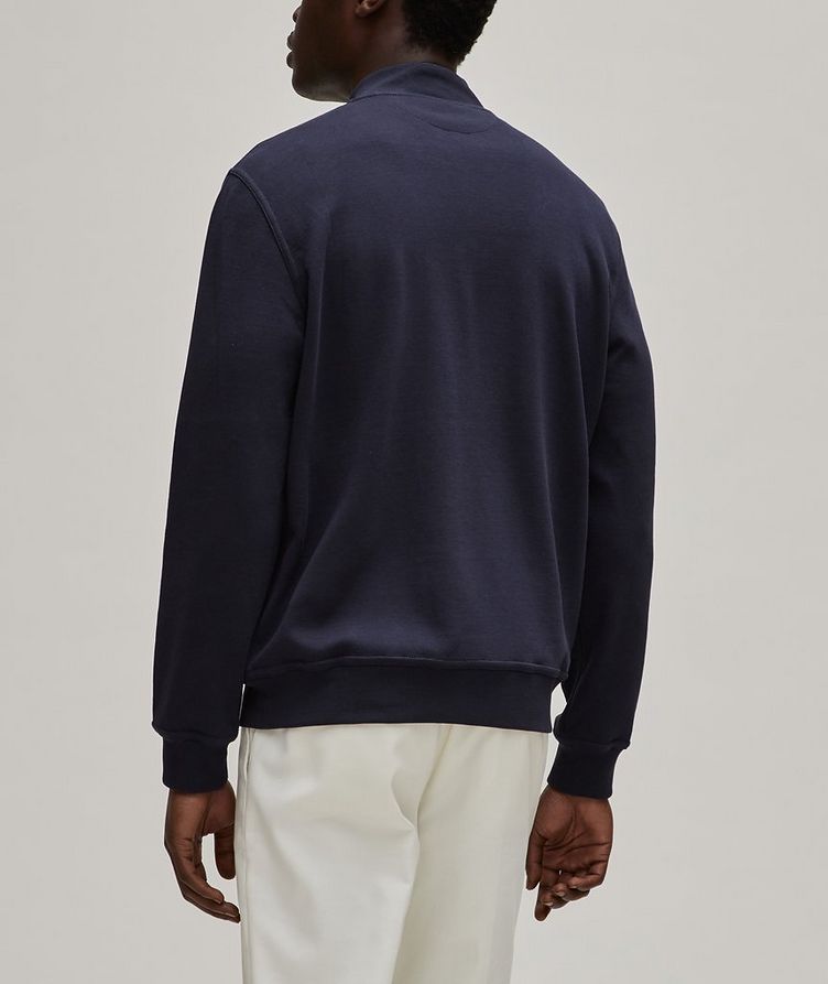Cotton-Blend Full-Zip Sweater image 2