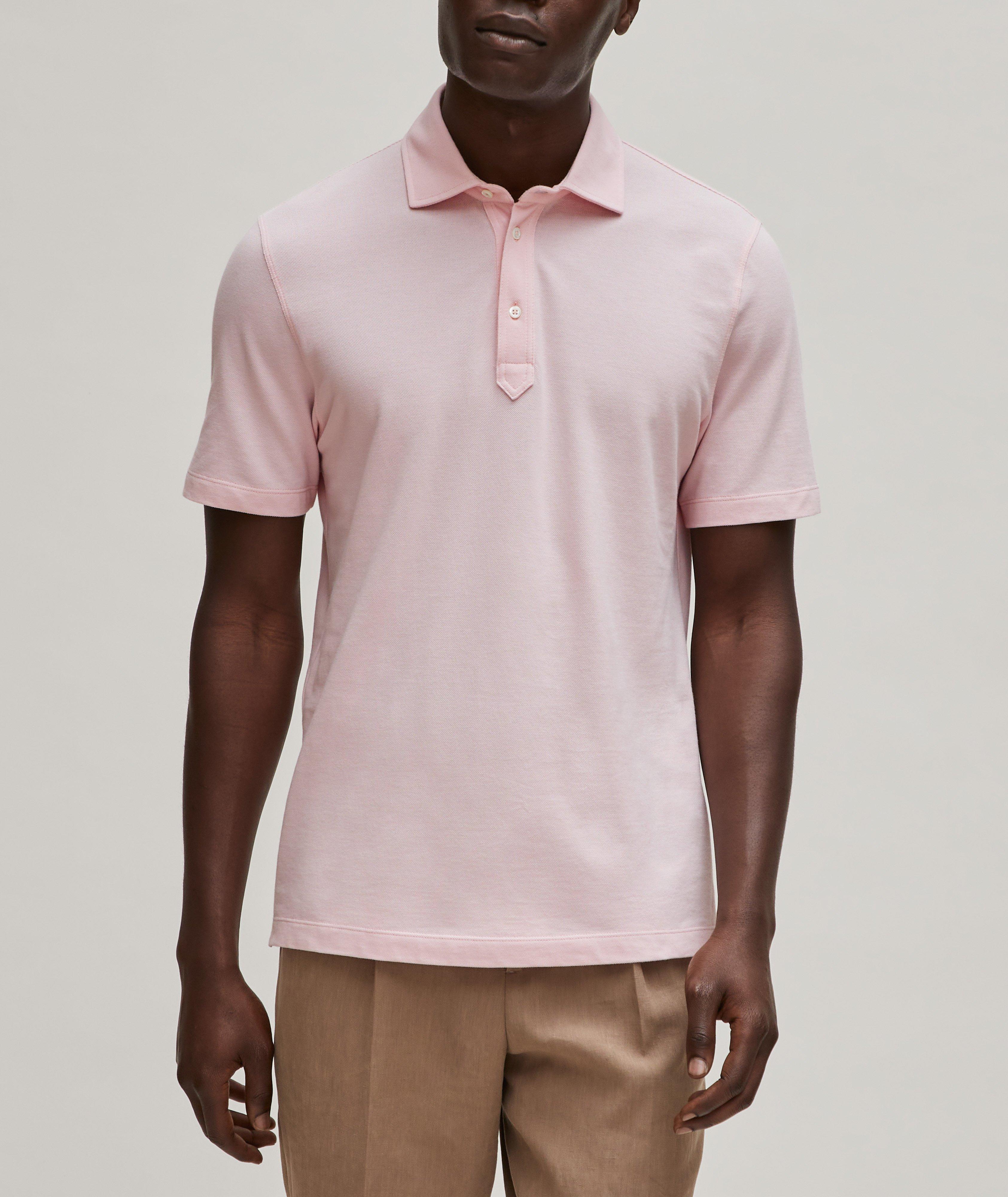 Regular Fit Cotton Piqué Polo image 1