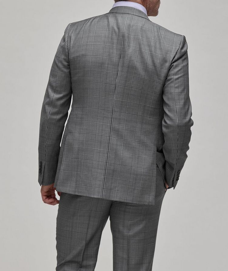 Fitted Houndstooth AchillFarm Wool-Silk Suit image 2