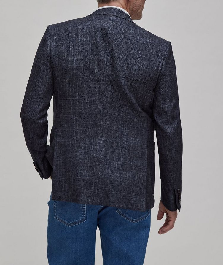 Textured Wool-Silk Sport Jacket image 2