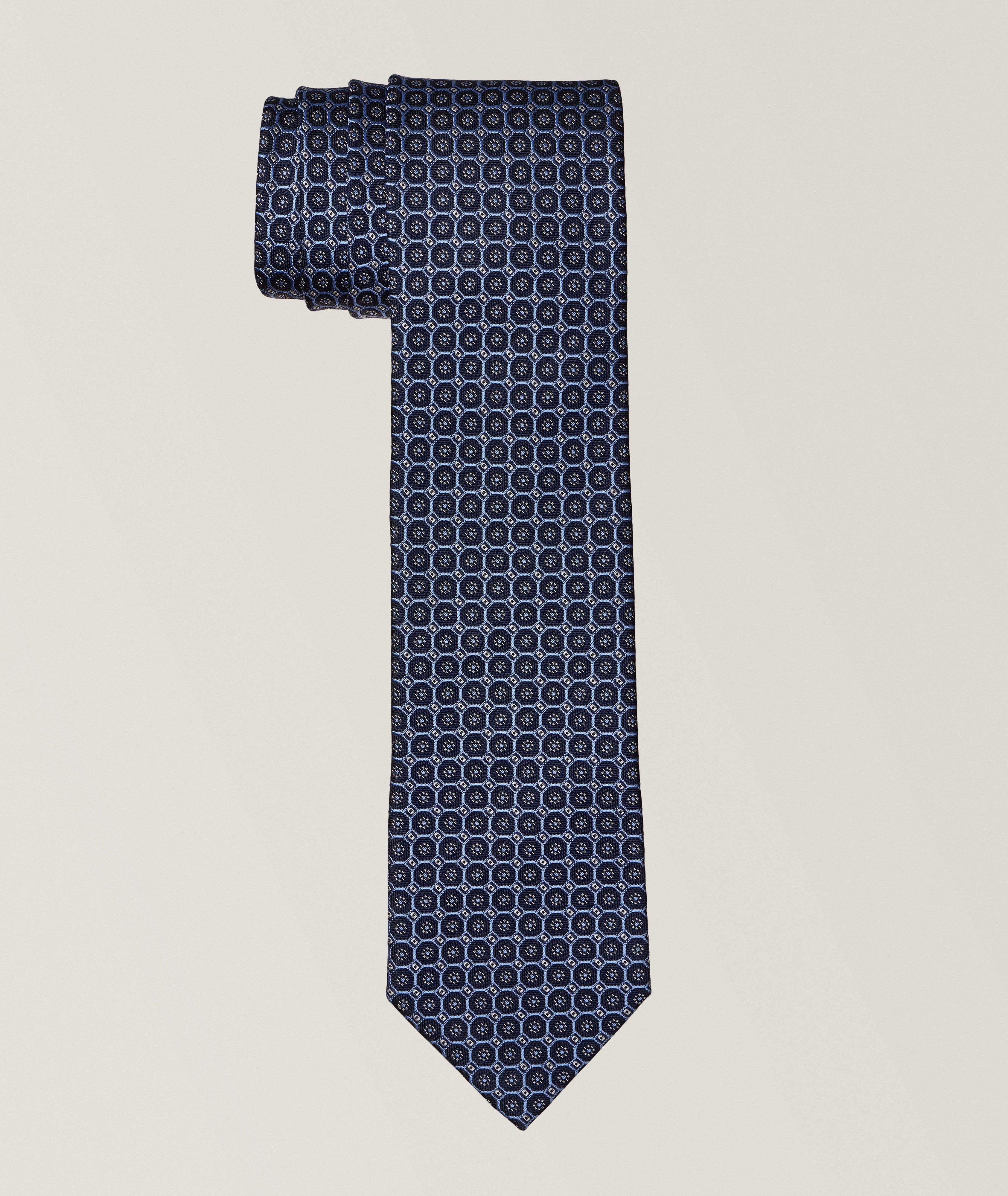 Floral Medallion Silk Tie  image 0