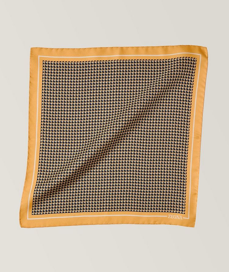 Geometric Silk Pocket Square image 0