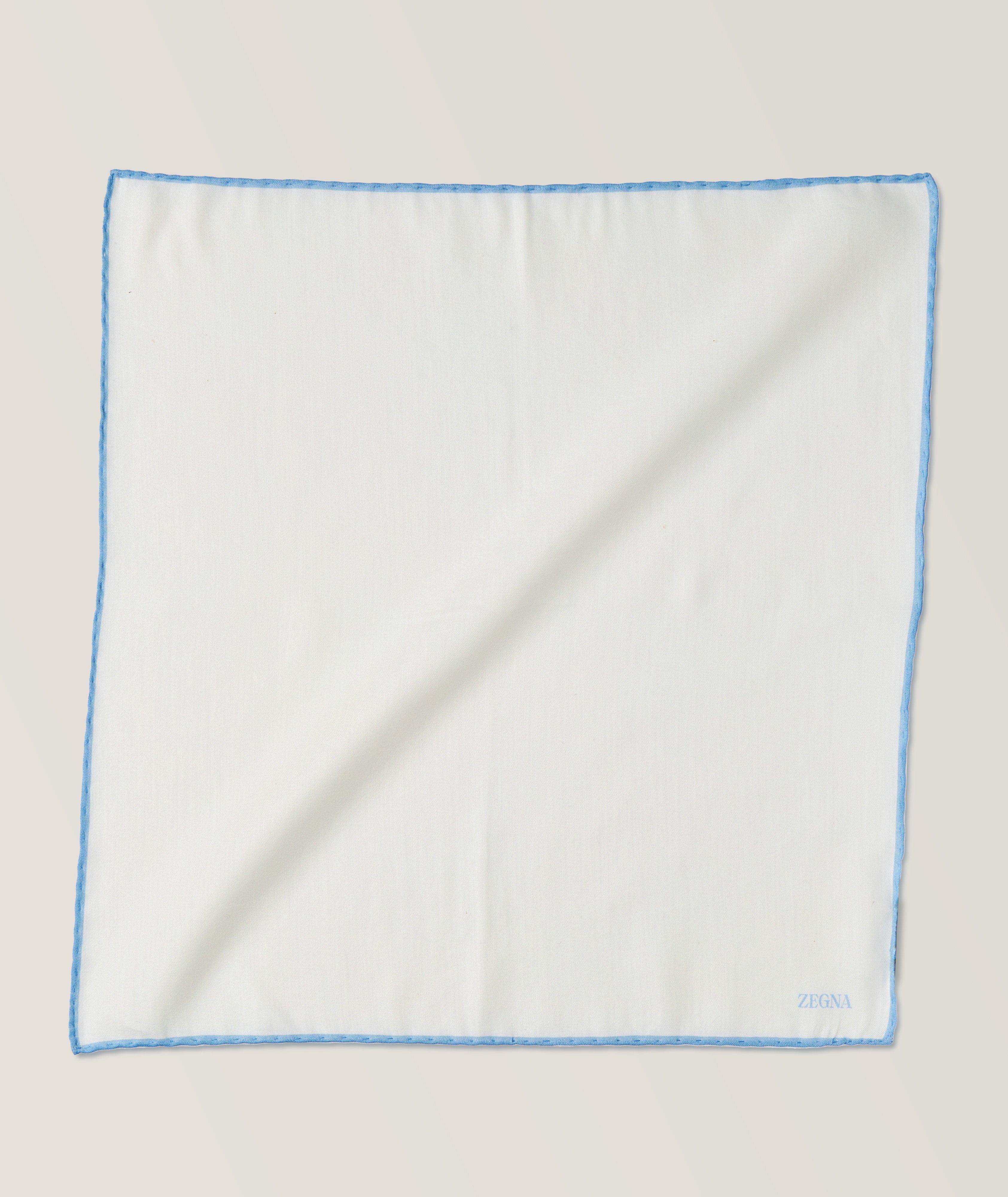 Mouchoir de poche en coton et en soie image 0