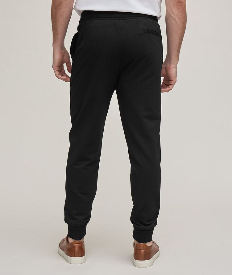 Pleated Stretch-Cotton Joggers image 2
