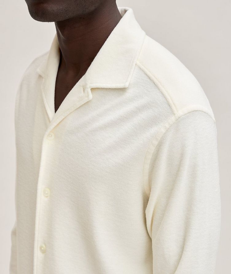 Terry Cotton-Silk Overshirt image 3