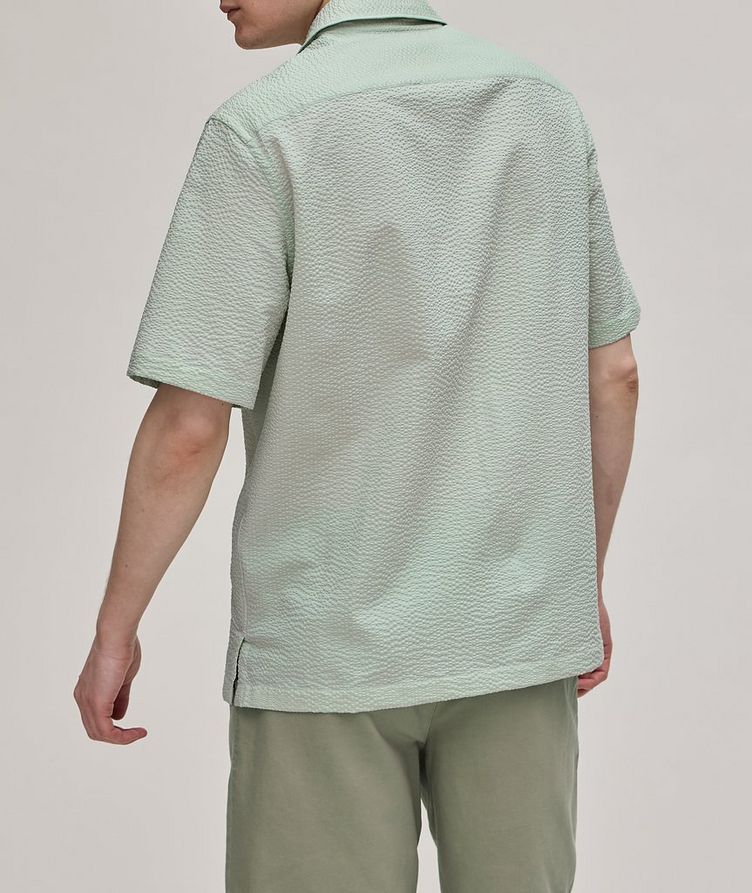 Textured Pure Cotton Camp Shirt image 2